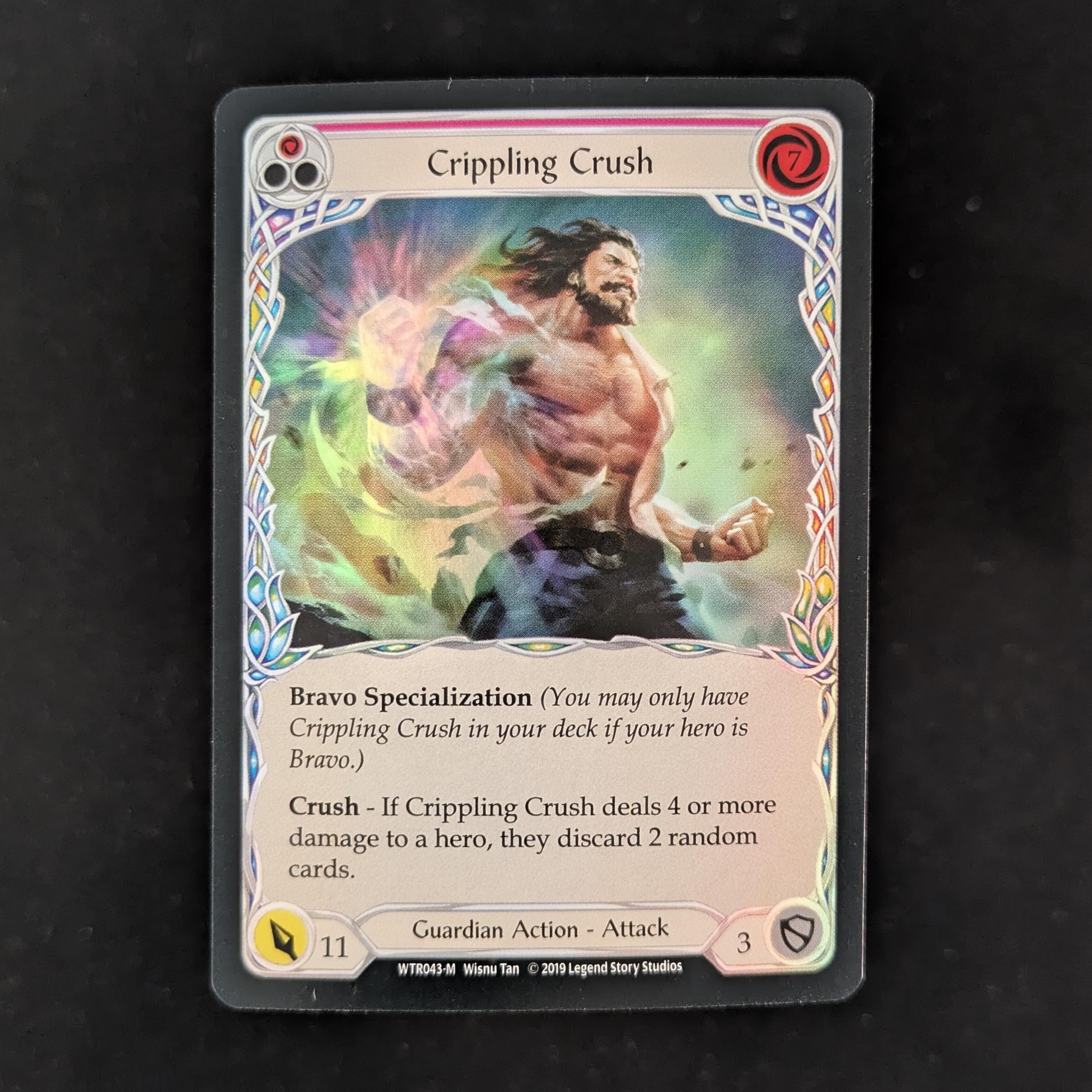 FAB Singles - Crippling Crush (Rainbow Foil) - - Welcome to Rathe Alpha - NM - 