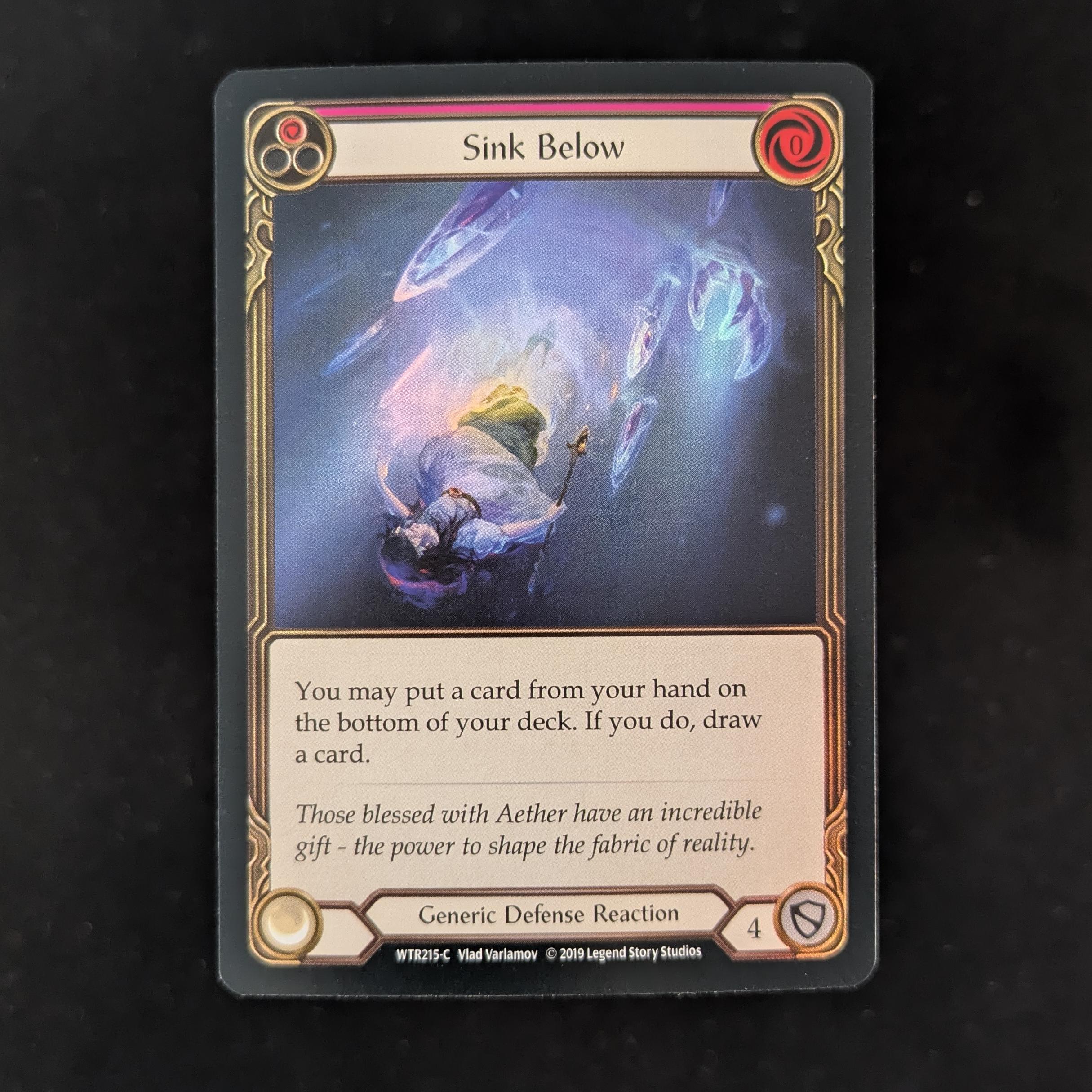 FAB Singles - Sink Bellow (Rainbow Foil) - - Welcome to Rathe Alpha - NM - 