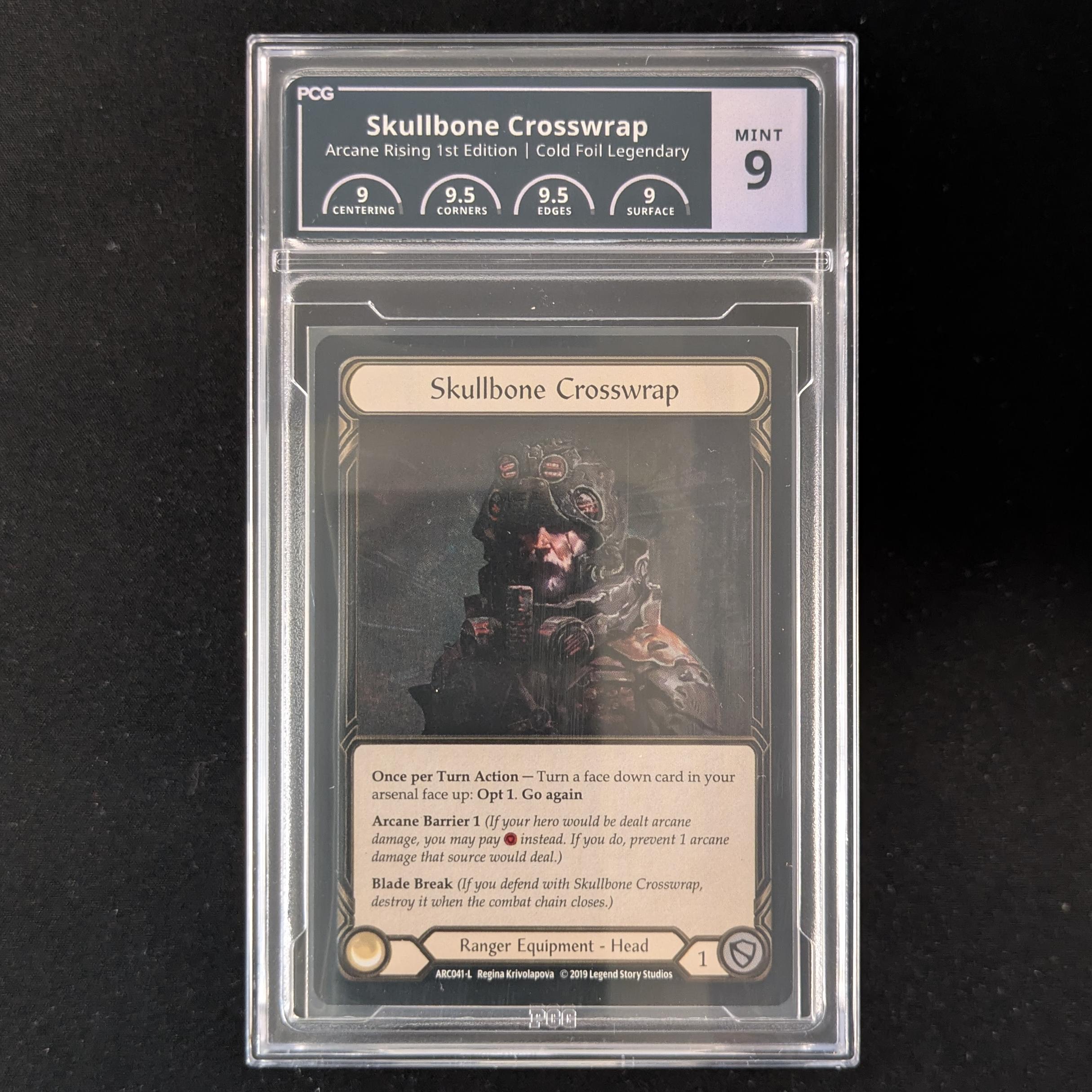 FAB Singles - Skullbone Crosswrap (Cold Foil) - - Arcane Rising First - PCG 9 - 