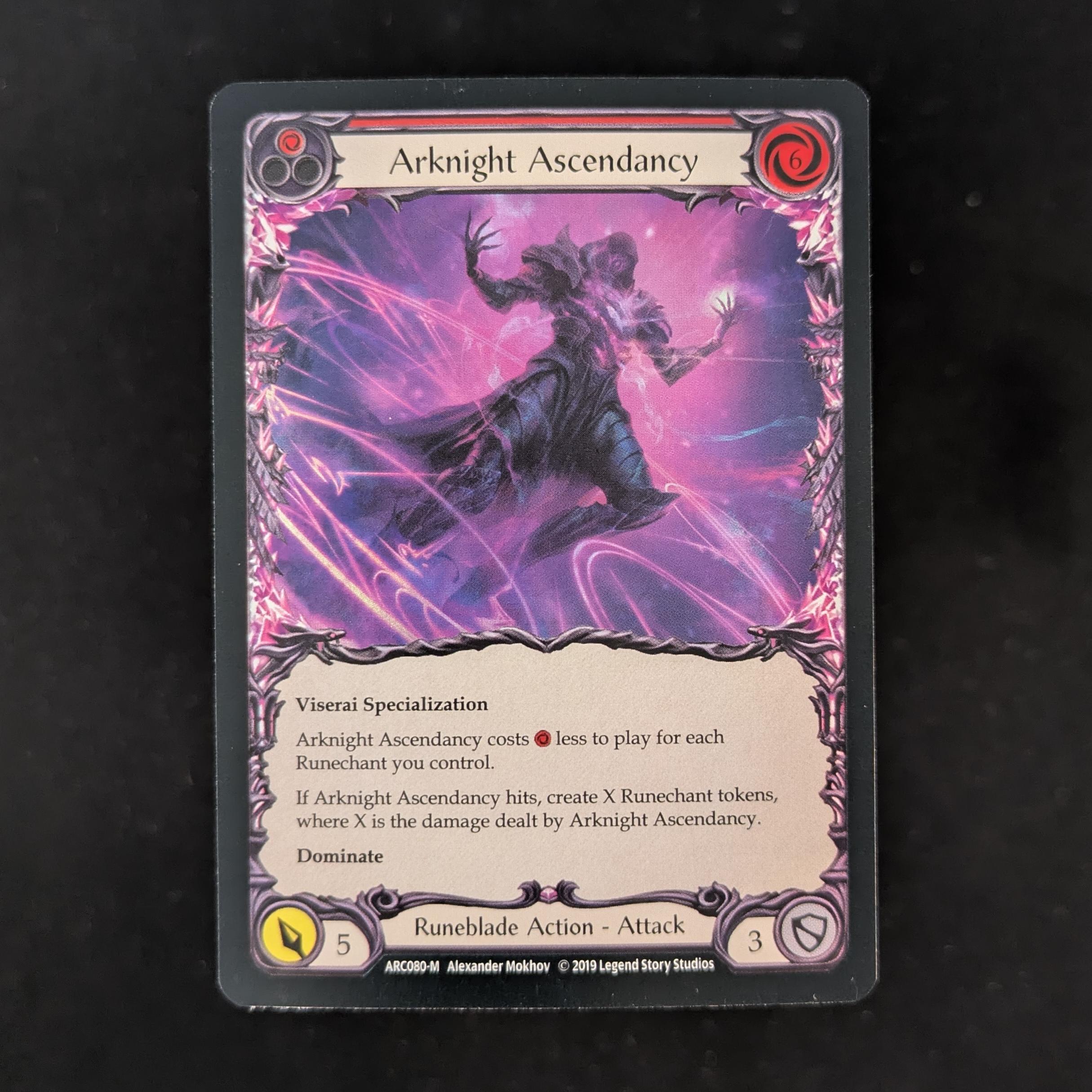 FAB Singles - Arknight Ascendancy (Rainbow Foil) - - Arcane Rising First - NM - 