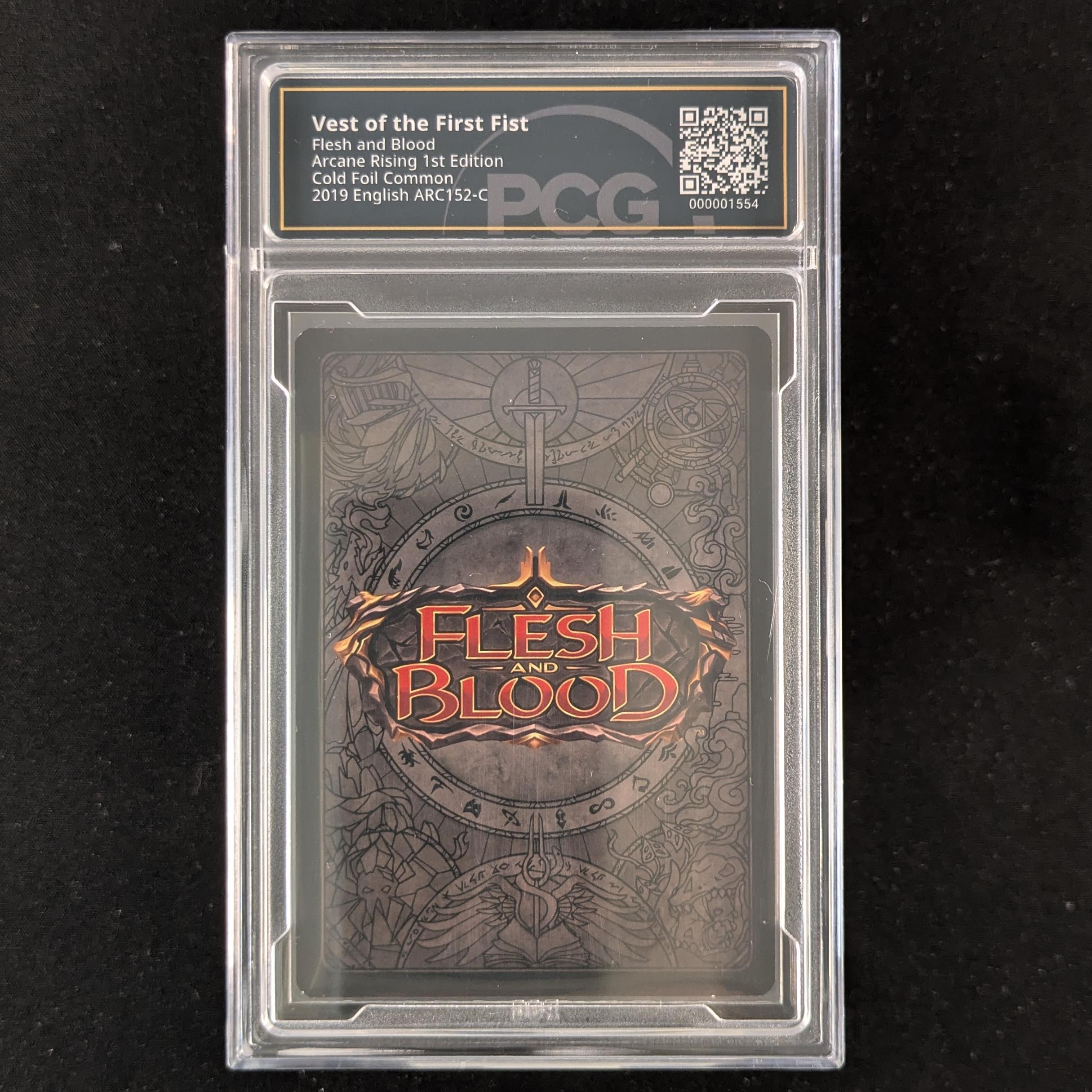 FAB Singles - Vest of the First Fist (Cold Foil) - - Arcane Rising First - PCG 9.5 - 