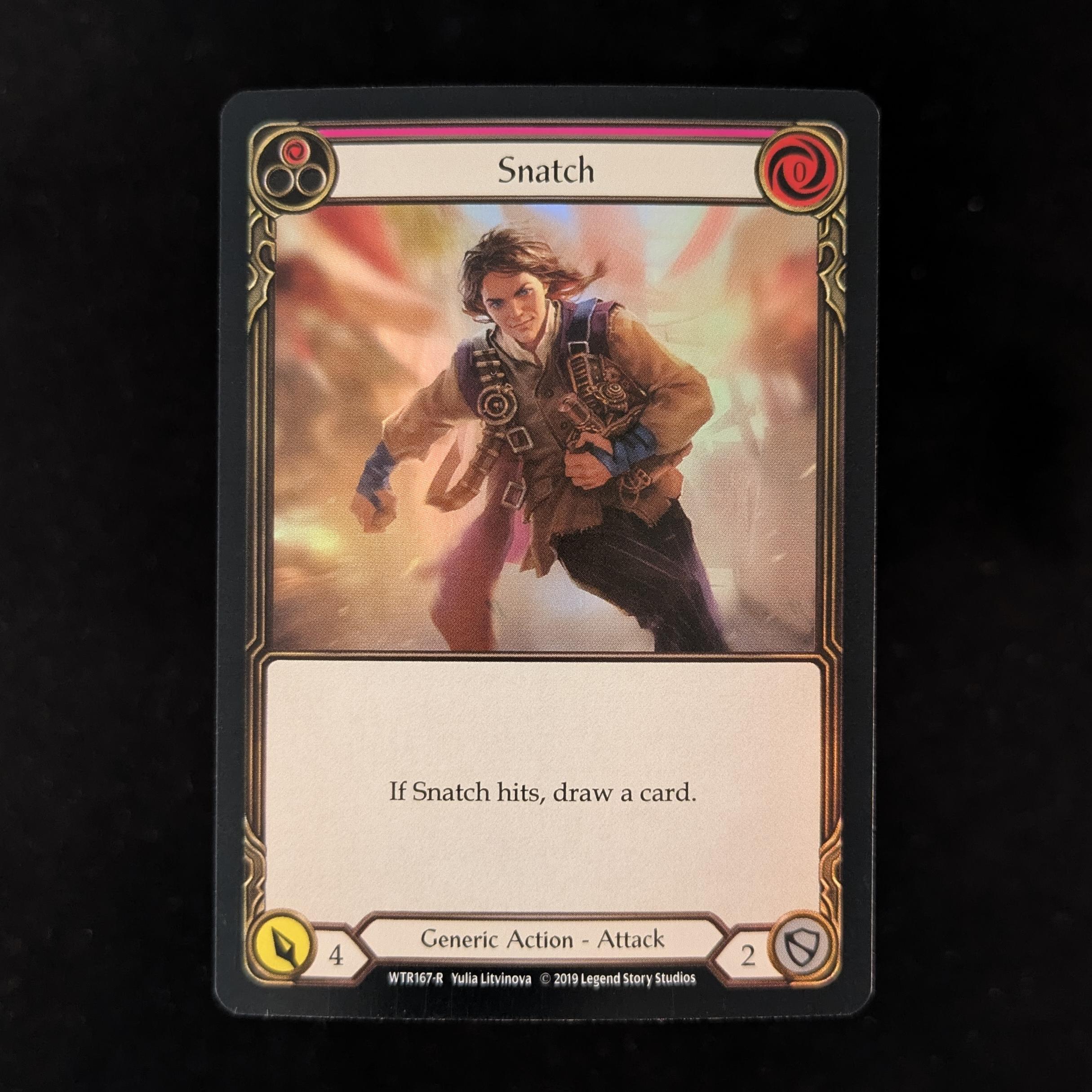 FAB Singles - Snatch (Red) (Rainbow Foil) - - Welcome to Rathe Alpha - NM - 