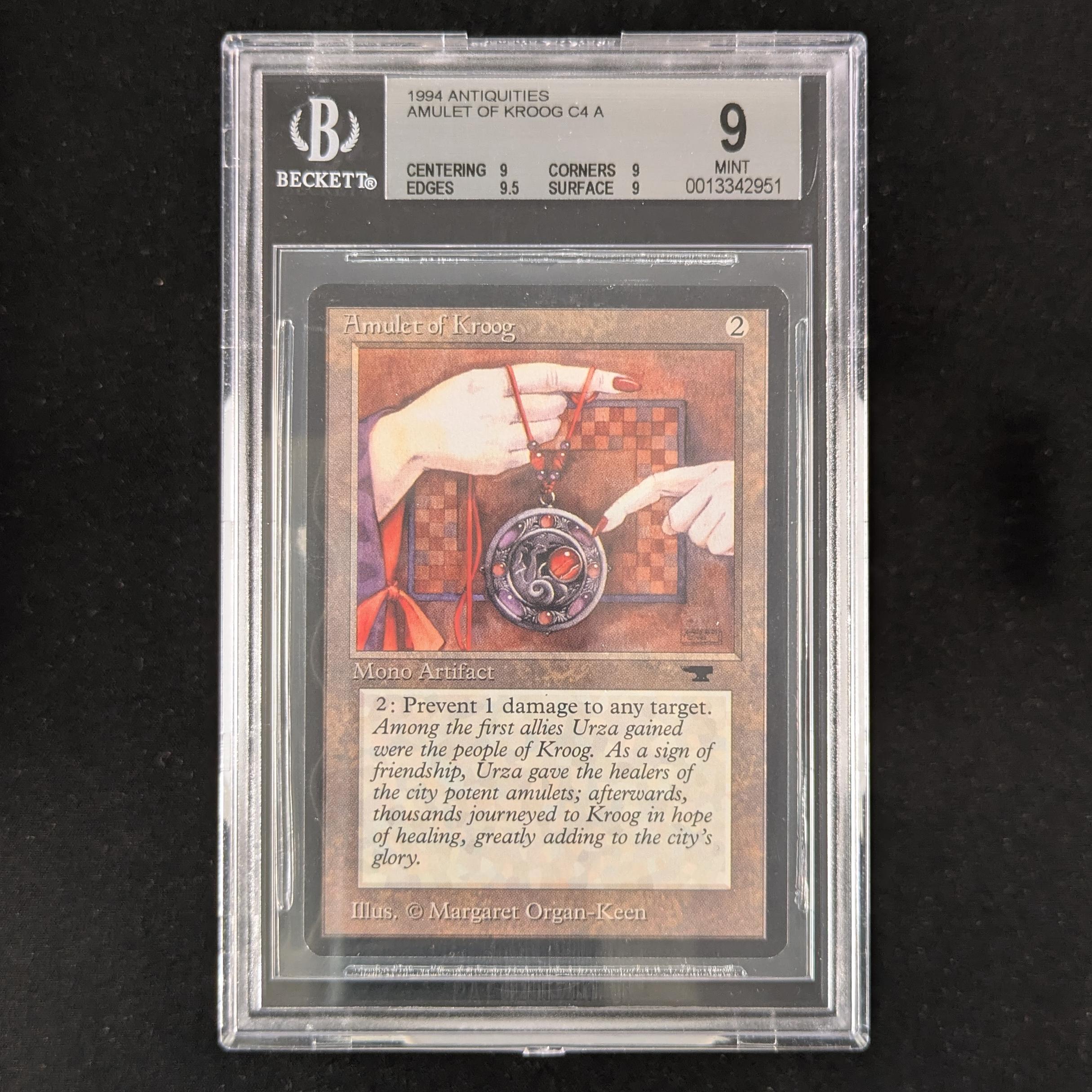 MTG Singles - Amulet of Kroog - Antiquities - BGS 9 - 