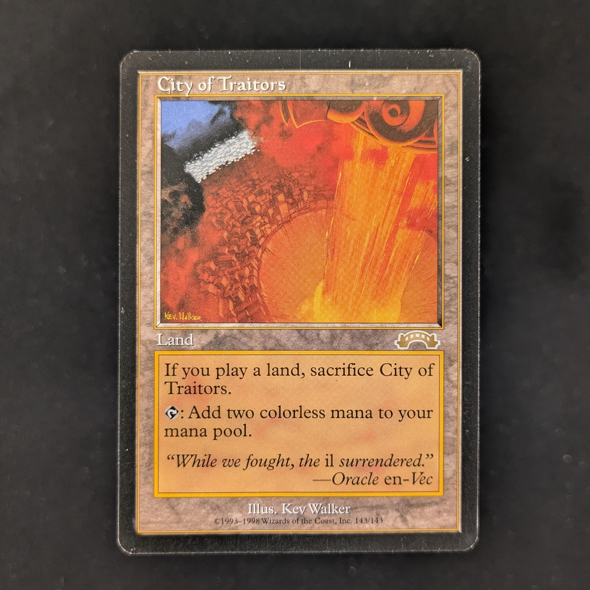 MTG Singles - City of Traitors - Exodus - English - GD - BENT - 30898