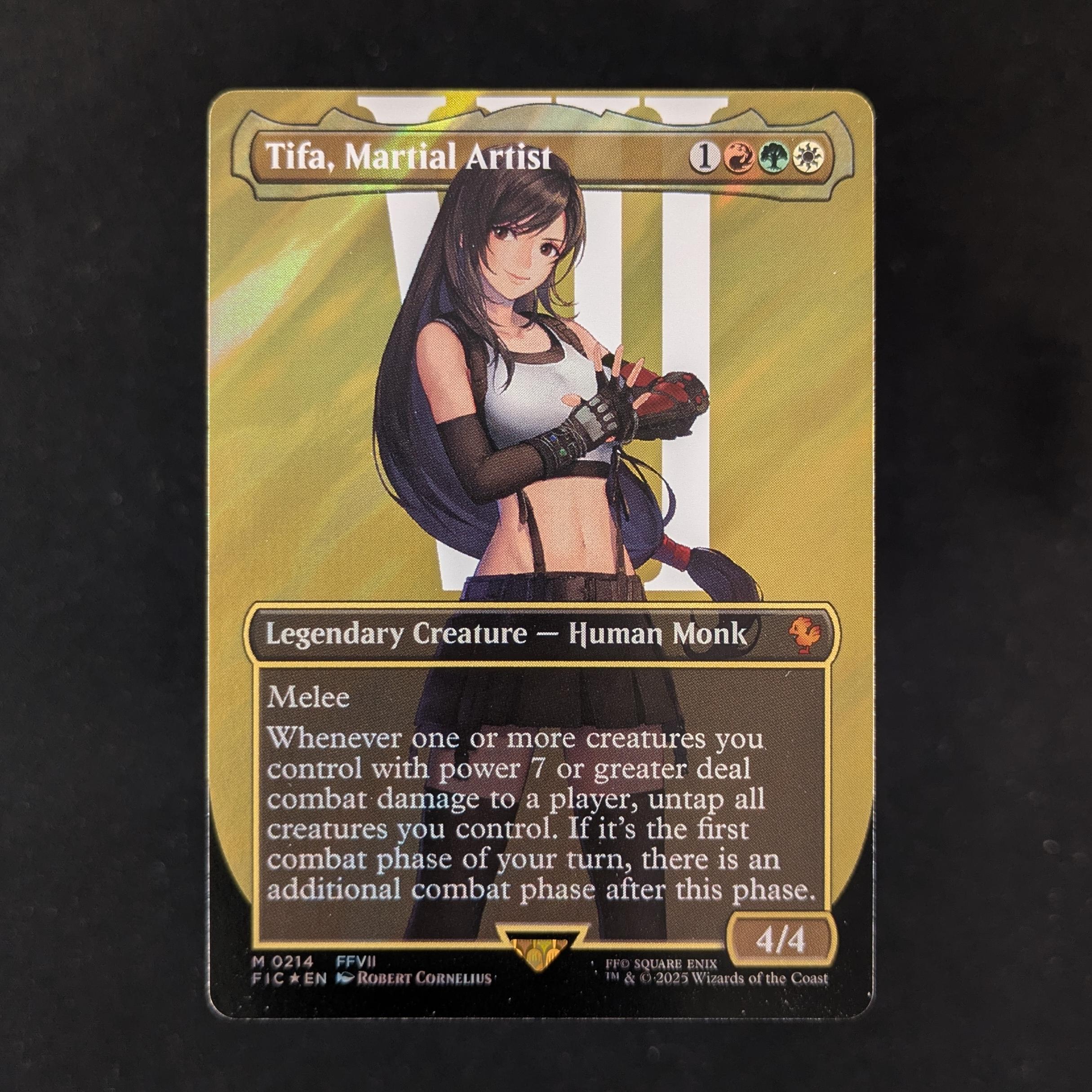 MTG Singles - [FOIL] Tifa, Martial Artist (Surge Foil) - Commander: Magic: The Gathering - FINAL FANTASY: Extras - NM - 