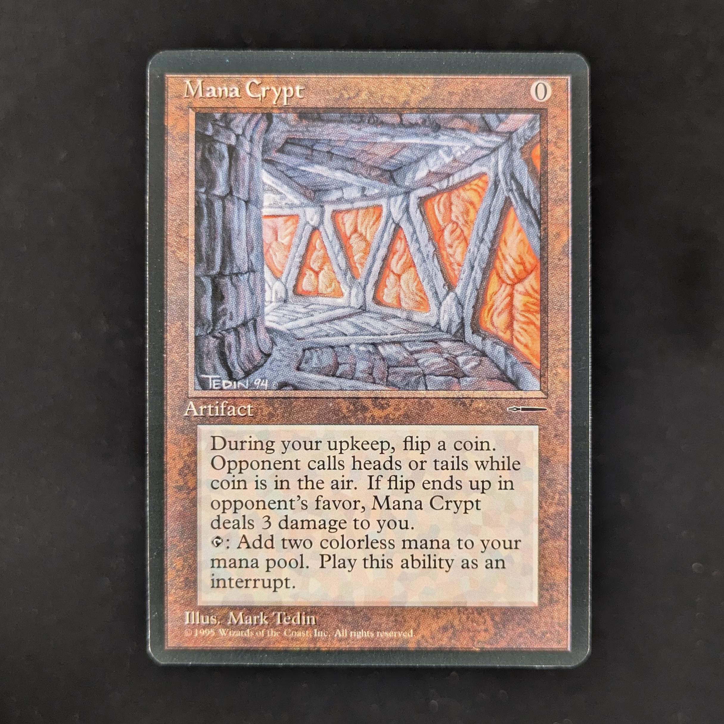 MTG Singles - Mana Crypt (Book Insert) - Harper Prism Promos - EX - 