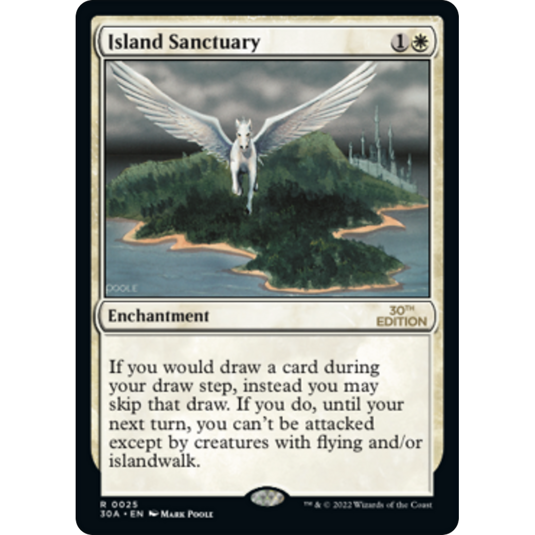 MTG Singles - Island Sanctuary (Modern Frame) - 30th Anniversary Edition - 