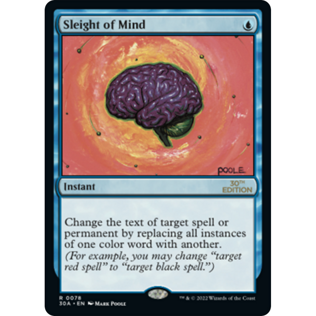 MTG Singles - Sleight of Mind (Modern Frame) - 30th Anniversary Edition - 