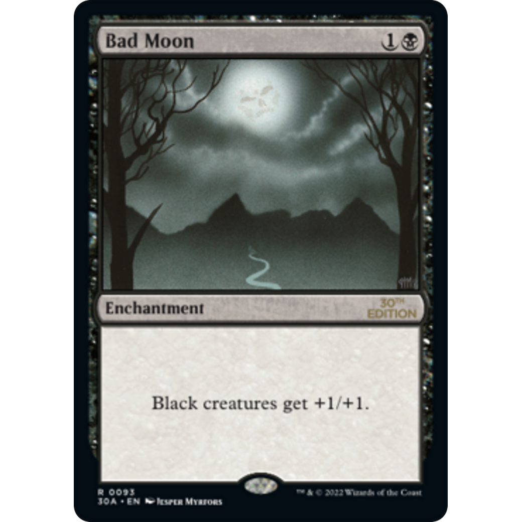 MTG Singles - Bad Moon (Modern Frame) - 30th Anniversary Edition - 