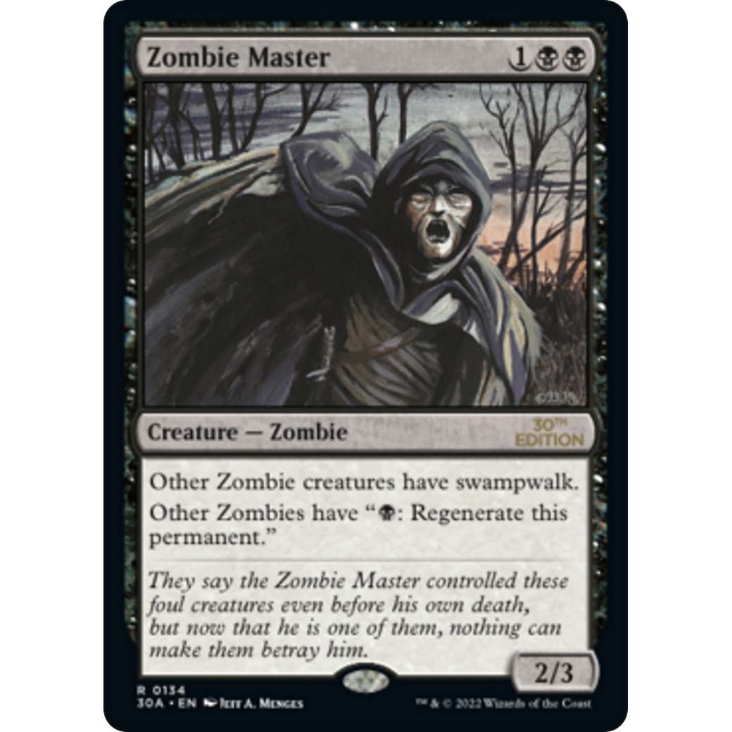 MTG Singles - Zombie Master (Modern Frame) - 30th Anniversary Edition - 
