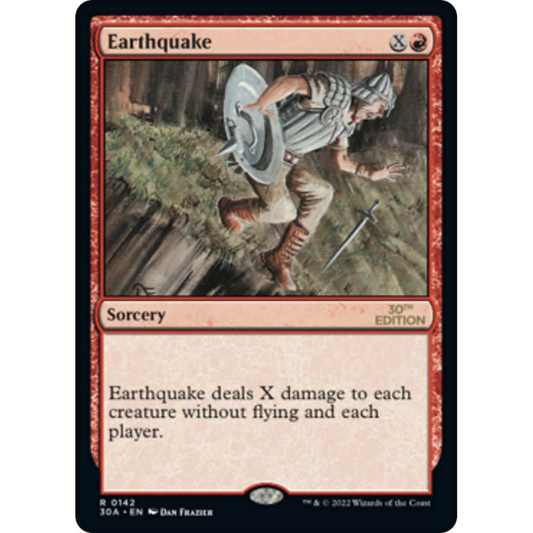 MTG Singles - Earthquake (Modern Frame) - 30th Anniversary Edition - 