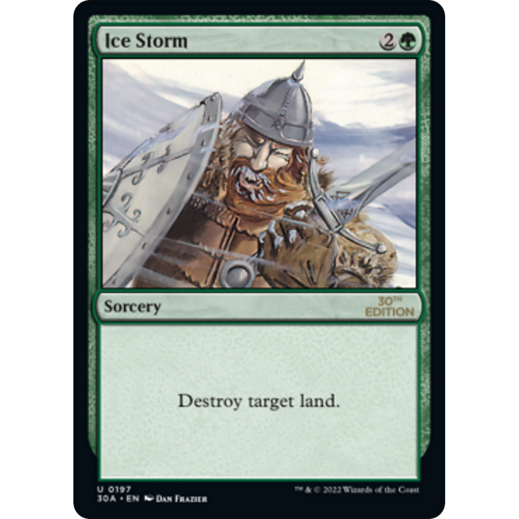 MTG Singles - Ice Storm (Modern Frame) - 30th Anniversary Edition - 