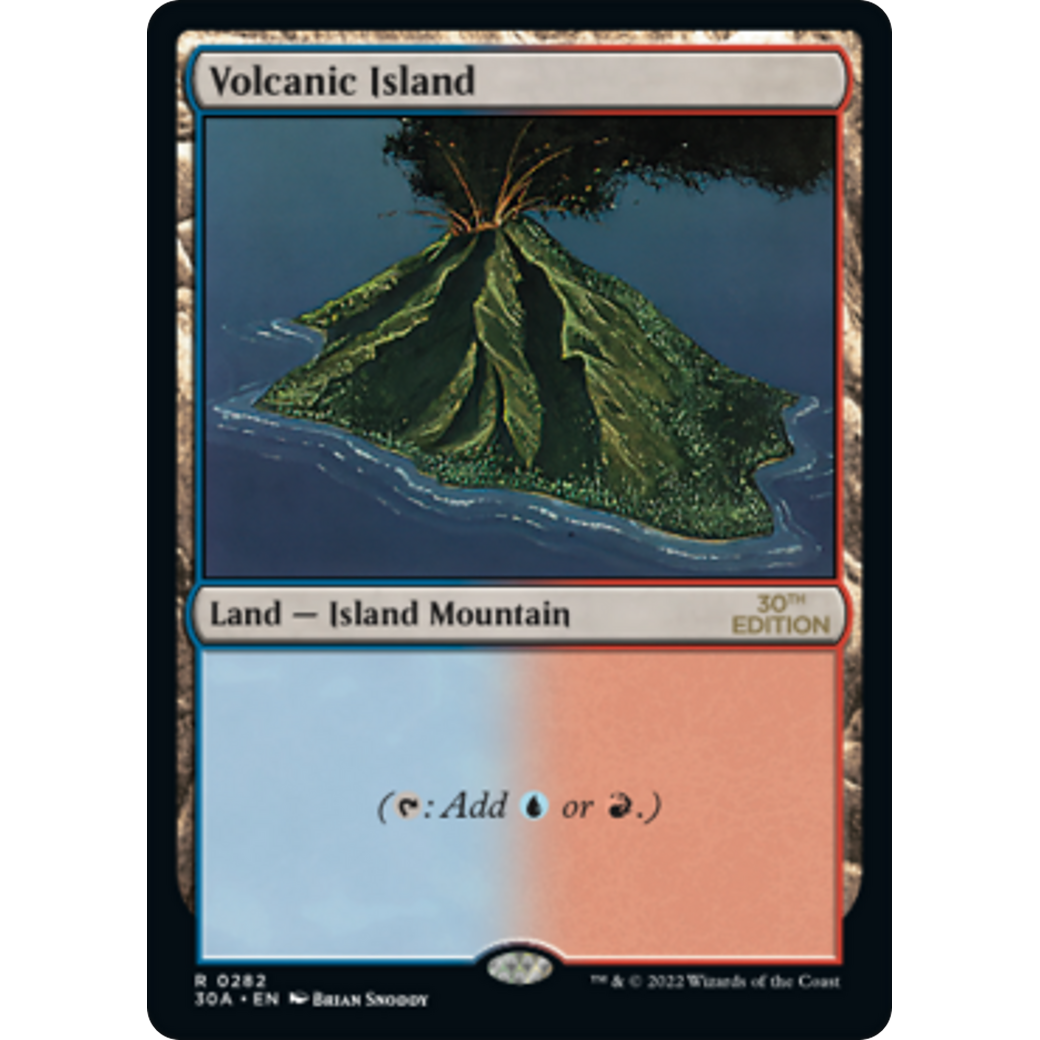 MTG Singles - Volcanic Island (Modern Frame) - 30th Anniversary Edition - 