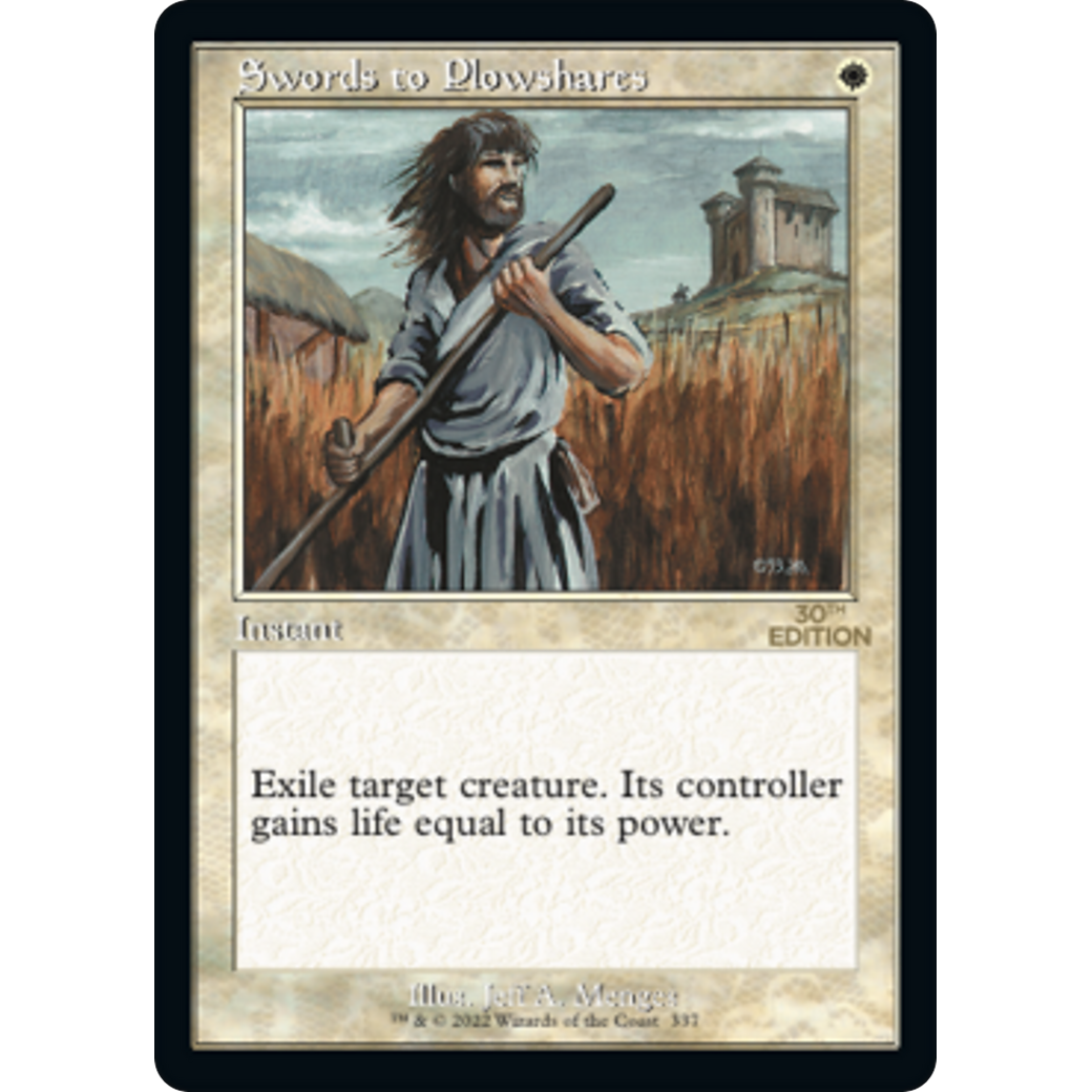 MTG Singles - Swords to Plowshares (Retro Frame) - 30th Anniversary Edition - 