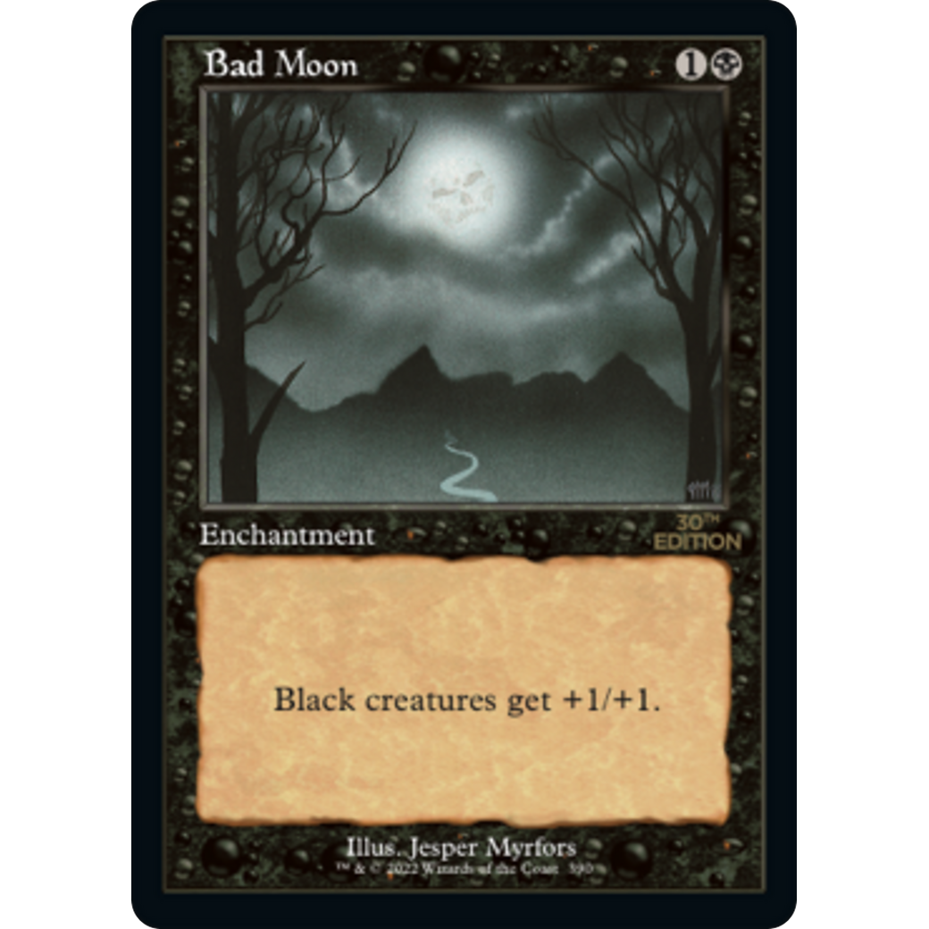 MTG Singles - Bad Moon (Retro Frame) - 30th Anniversary Edition - 