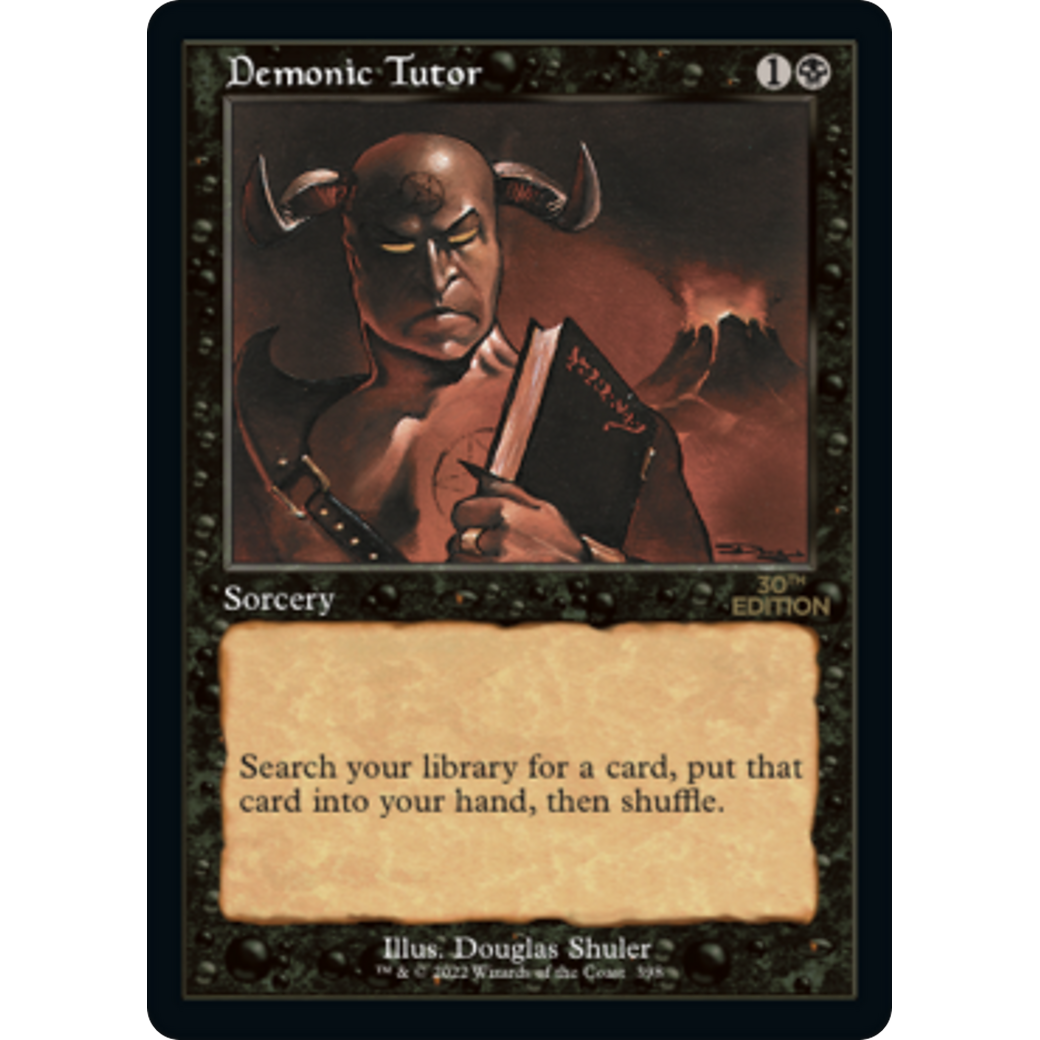 MTG Singles - Demonic Tutor (Retro Frame) - 30th Anniversary Edition - 