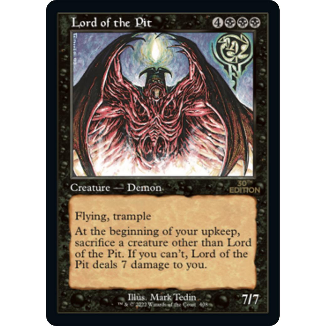 MTG Singles - Lord of the Pit (Retro Frame) - 30th Anniversary Edition - 