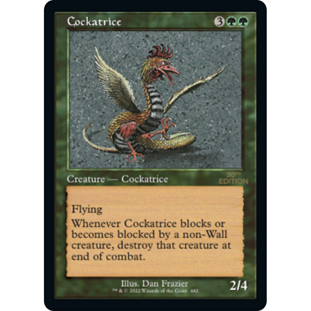 MTG Singles - Cockatrice (Retro Frame) - 30th Anniversary Edition - 