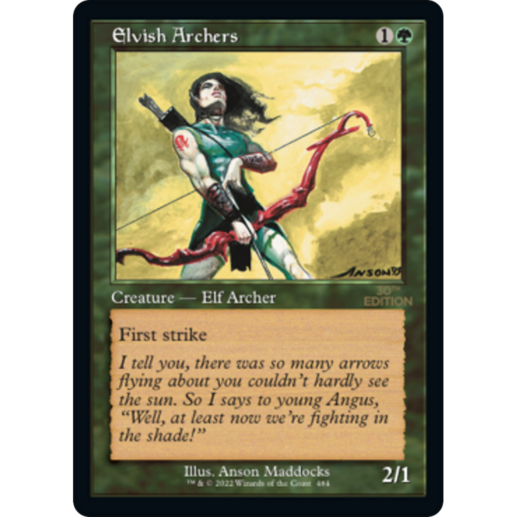 MTG Singles - Elvish Archers (Retro Frame) - 30th Anniversary Edition - 