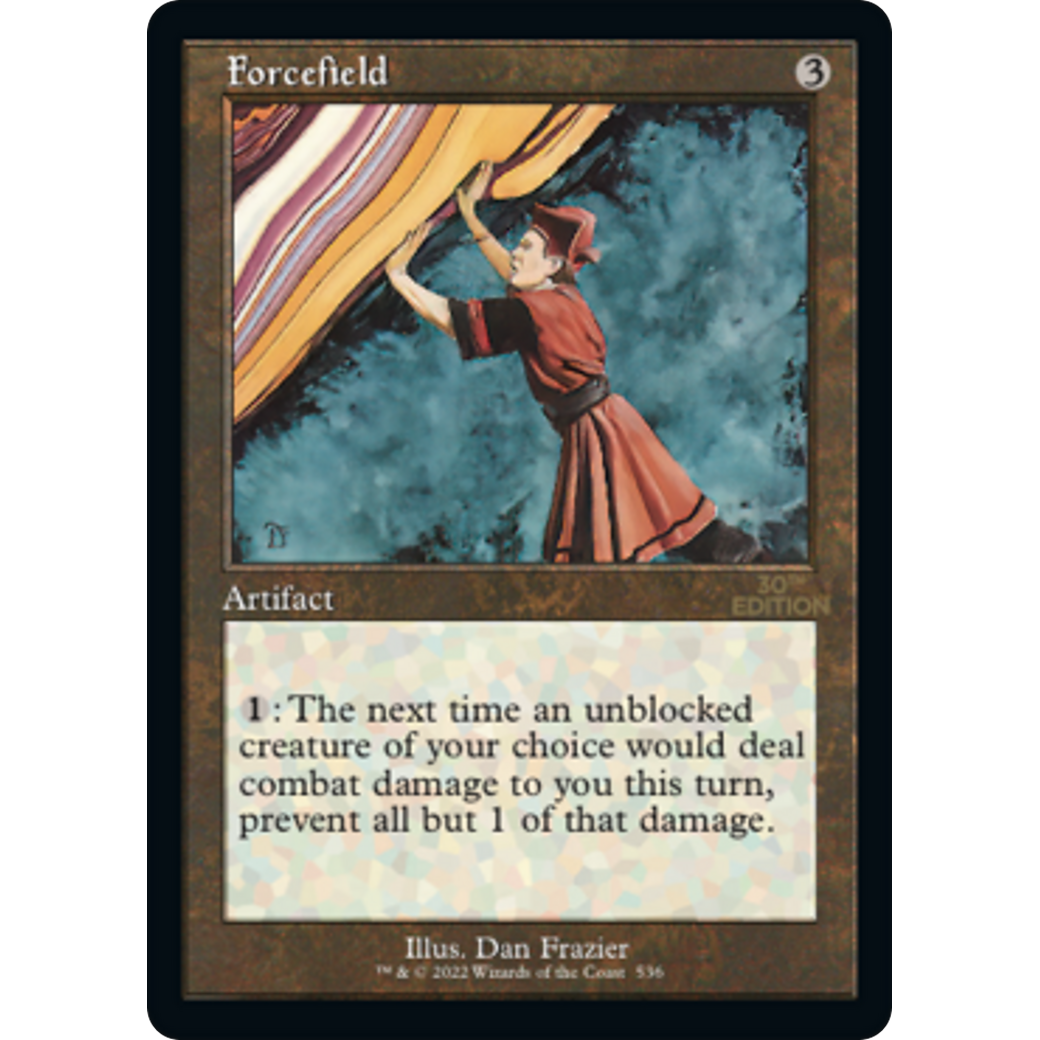 MTG Singles - Forcefield (Retro Frame) - 30th Anniversary Edition - 