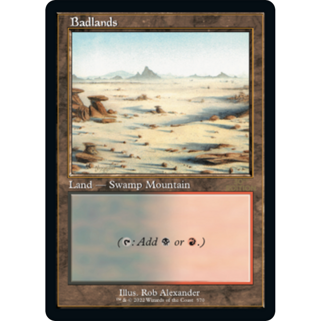 MTG Singles - Badlands (Retro Frame) - 30th Anniversary Edition - 