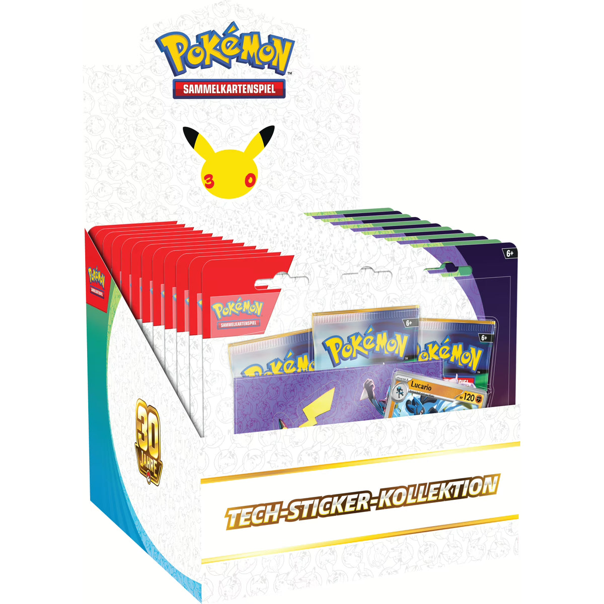 Pokémon 30th Celebration Tech Sticker Collection