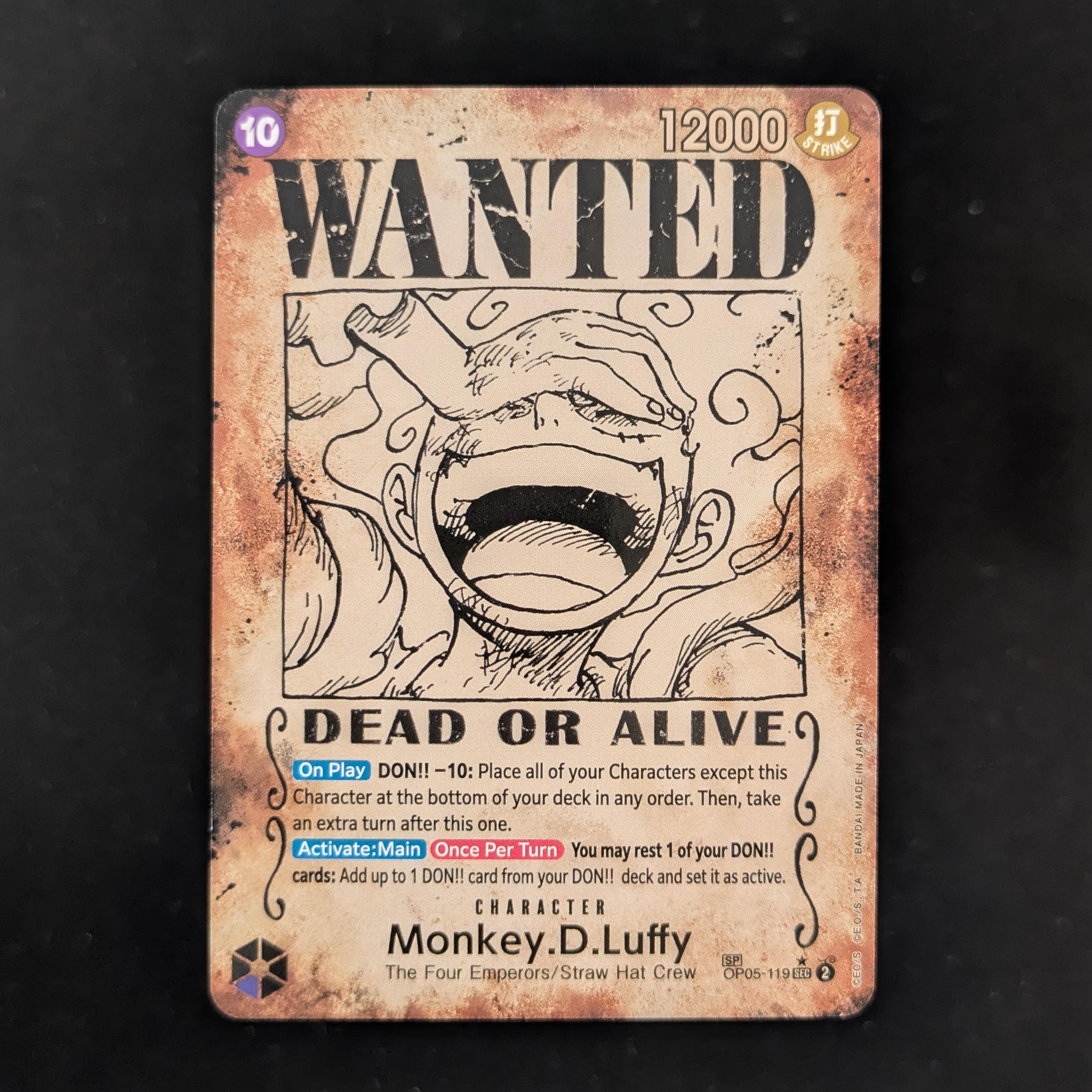 OPCG Singles - Monkey.D.Luffy (OP05-119) - - Emperors in the New World - NM - 