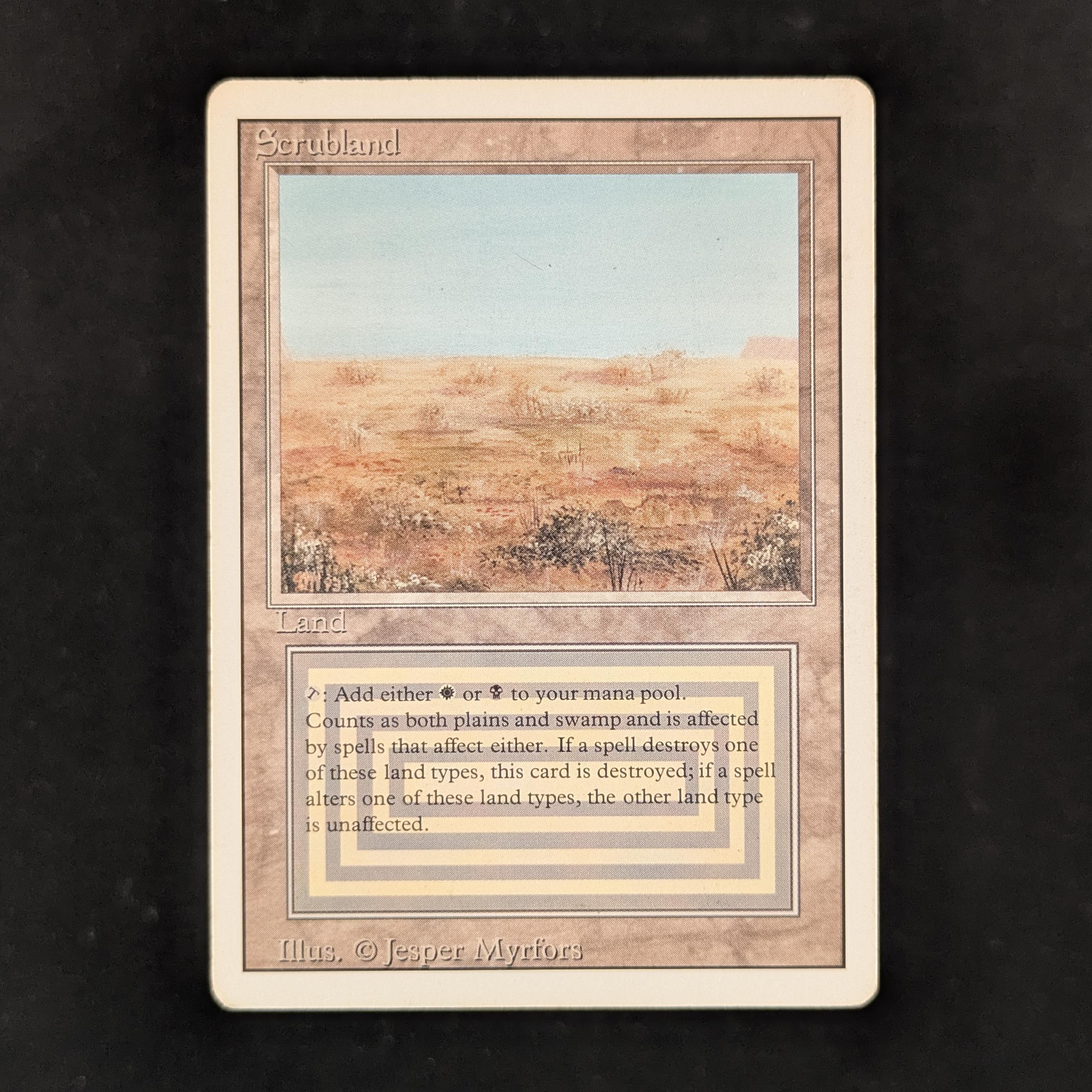 MTG Singles - Scrubland - Revised - PL - 31142