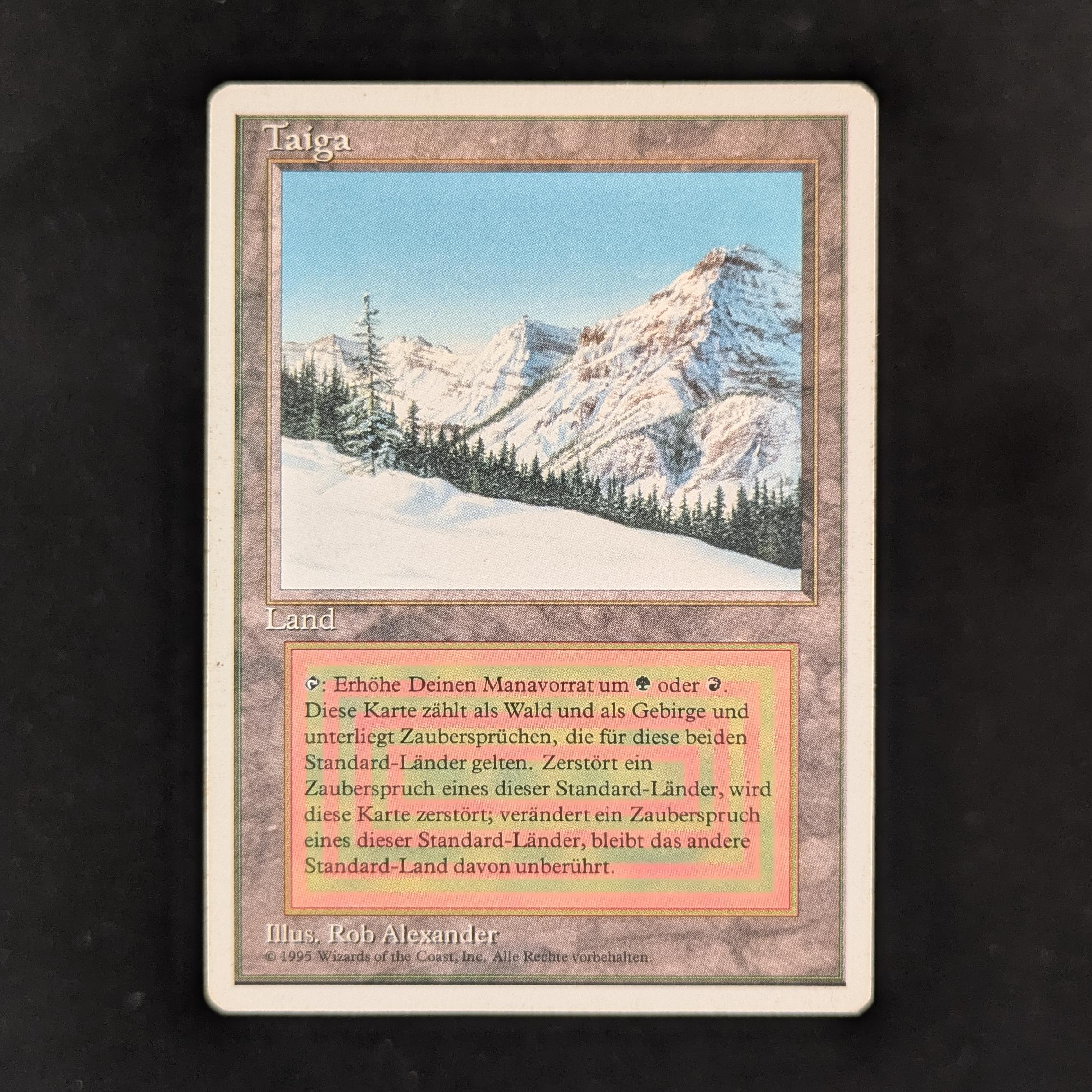 MTG Singles - Taiga - Foreign White Bordered - German - PL - 31154