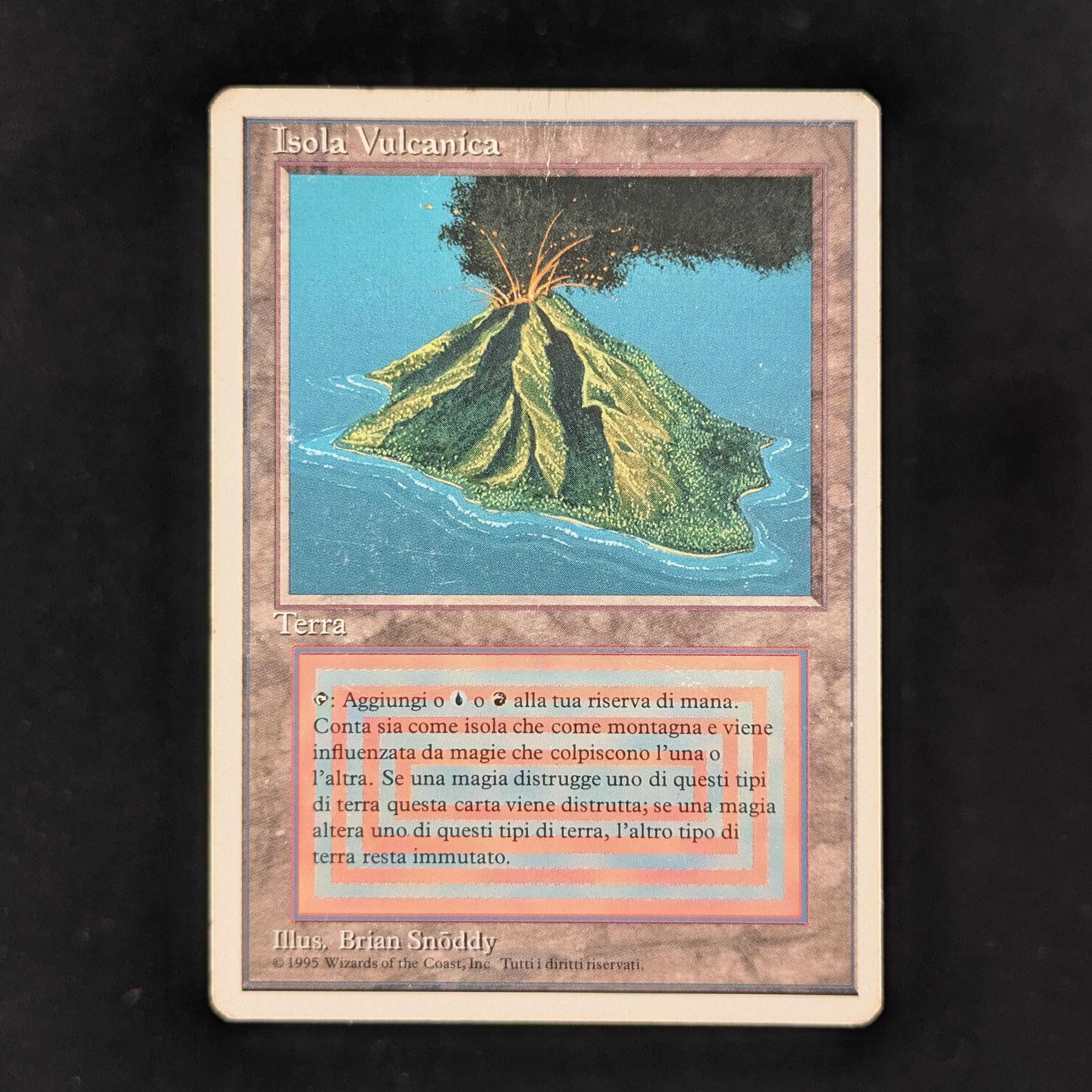 MTG Singles - Volcanic Island - Foreign White Bordered - Italian - PO - 31156
