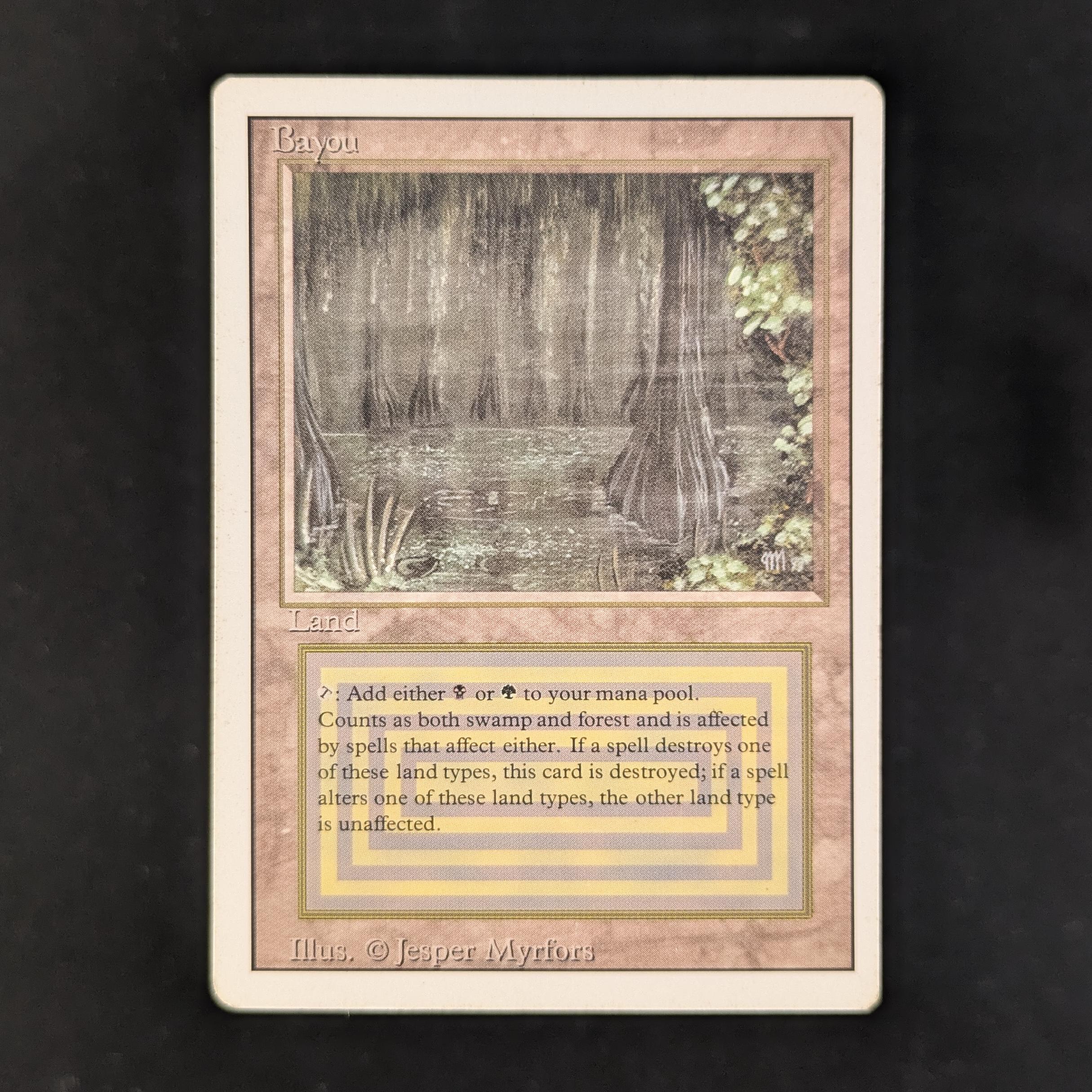 MTG Singles - Bayou - Revised - LP - 31190