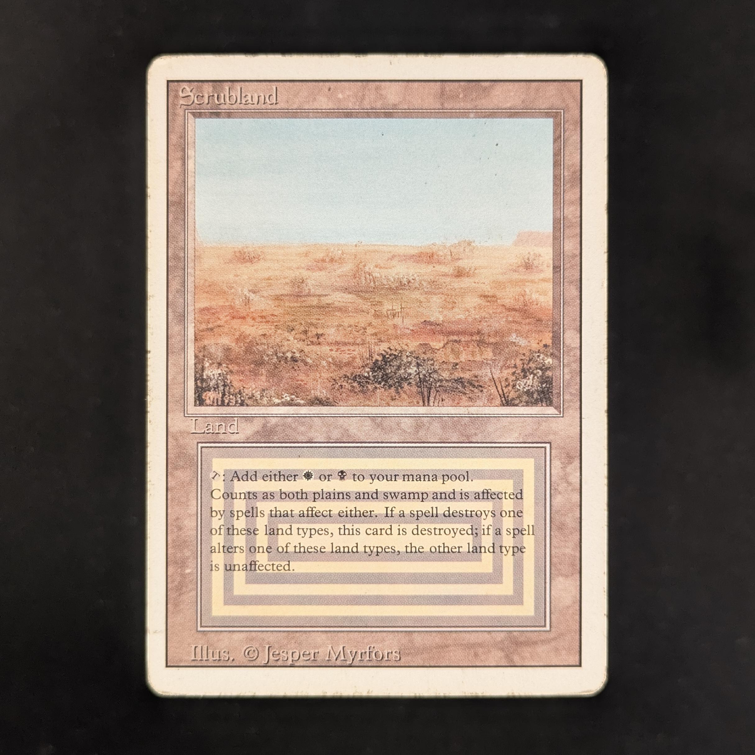 MTG Singles - Scrubland - Revised - PL - 31193
