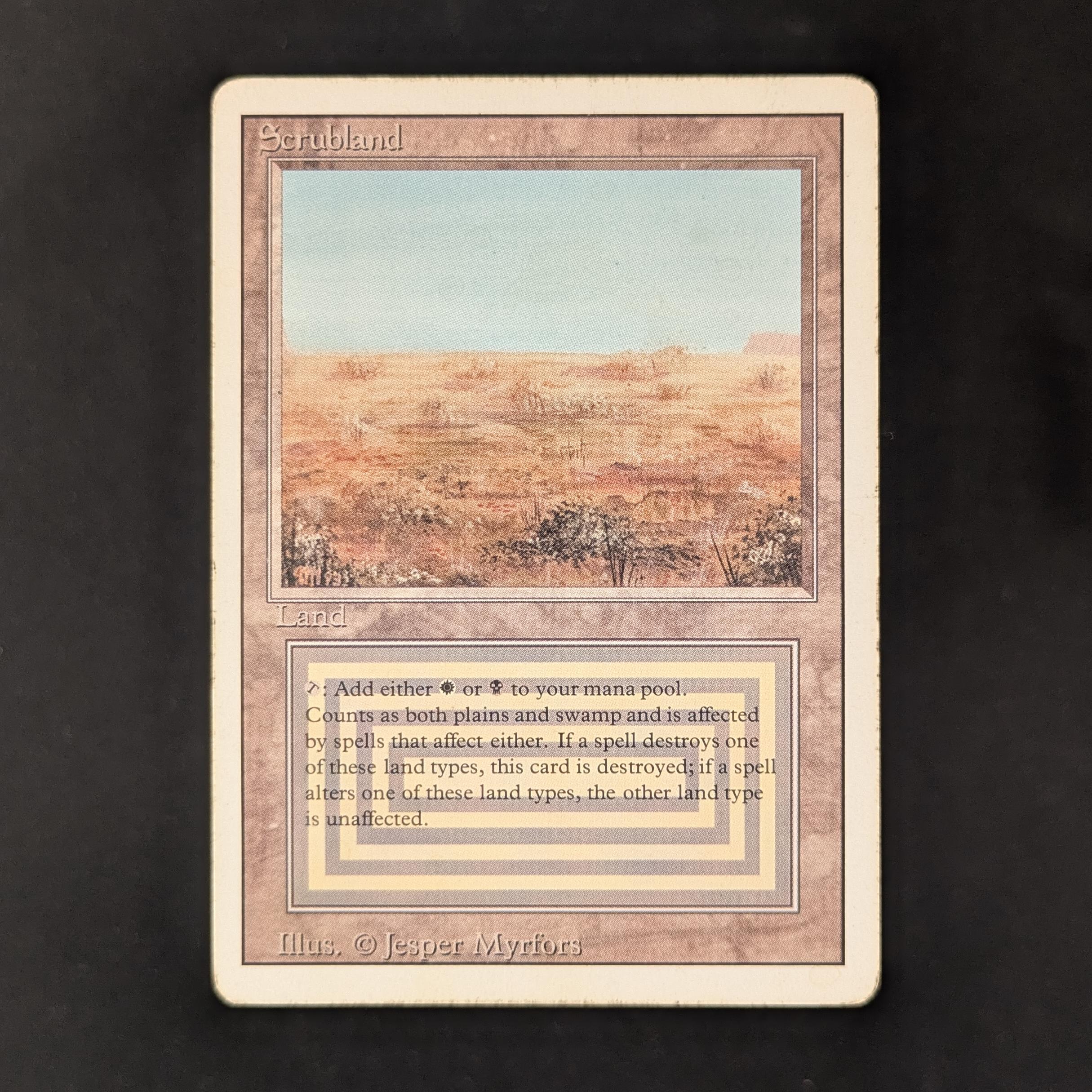 MTG Singles - Scrubland - Revised - PL - 31285