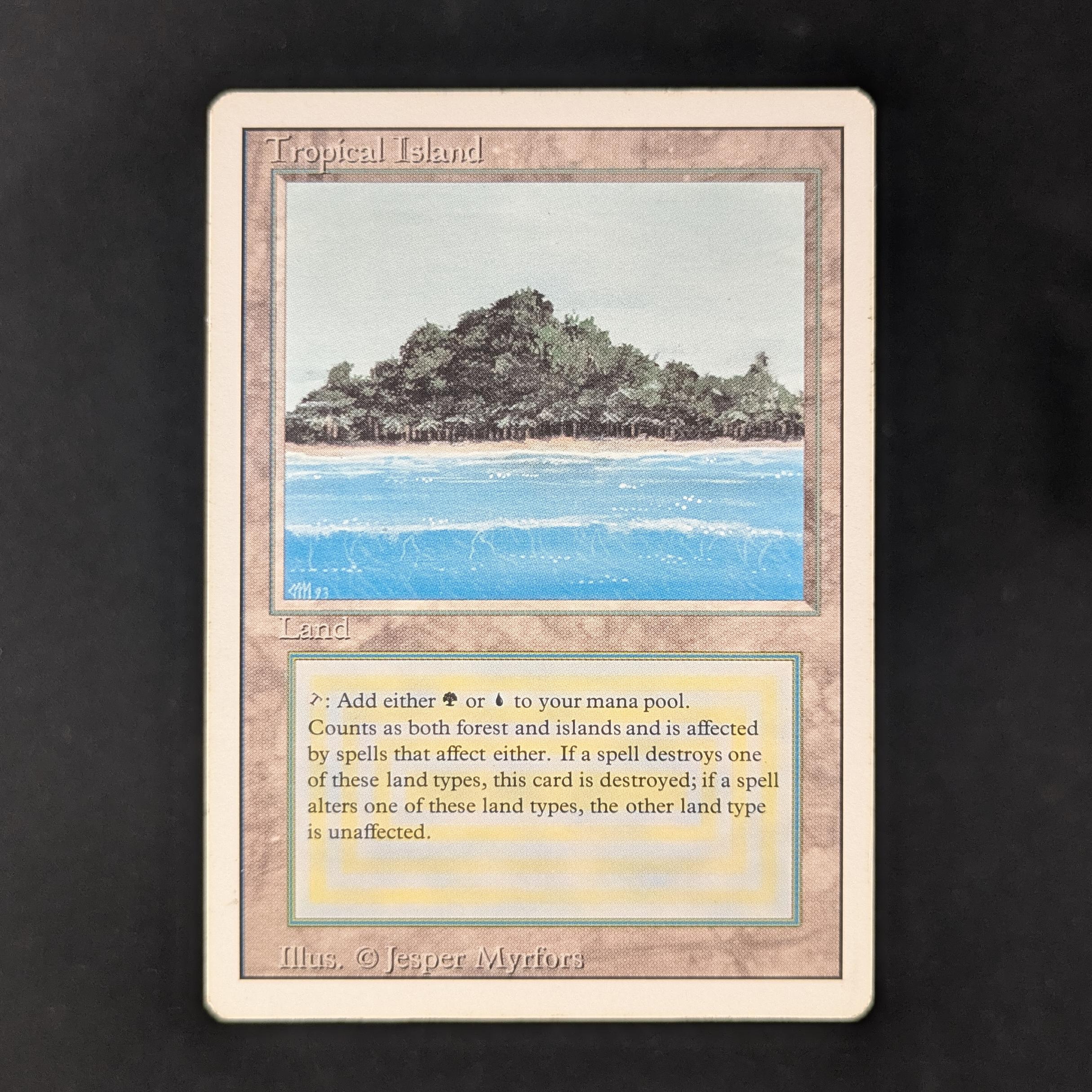 MTG Singles - Tropical Island - Revised - LP - 31289
