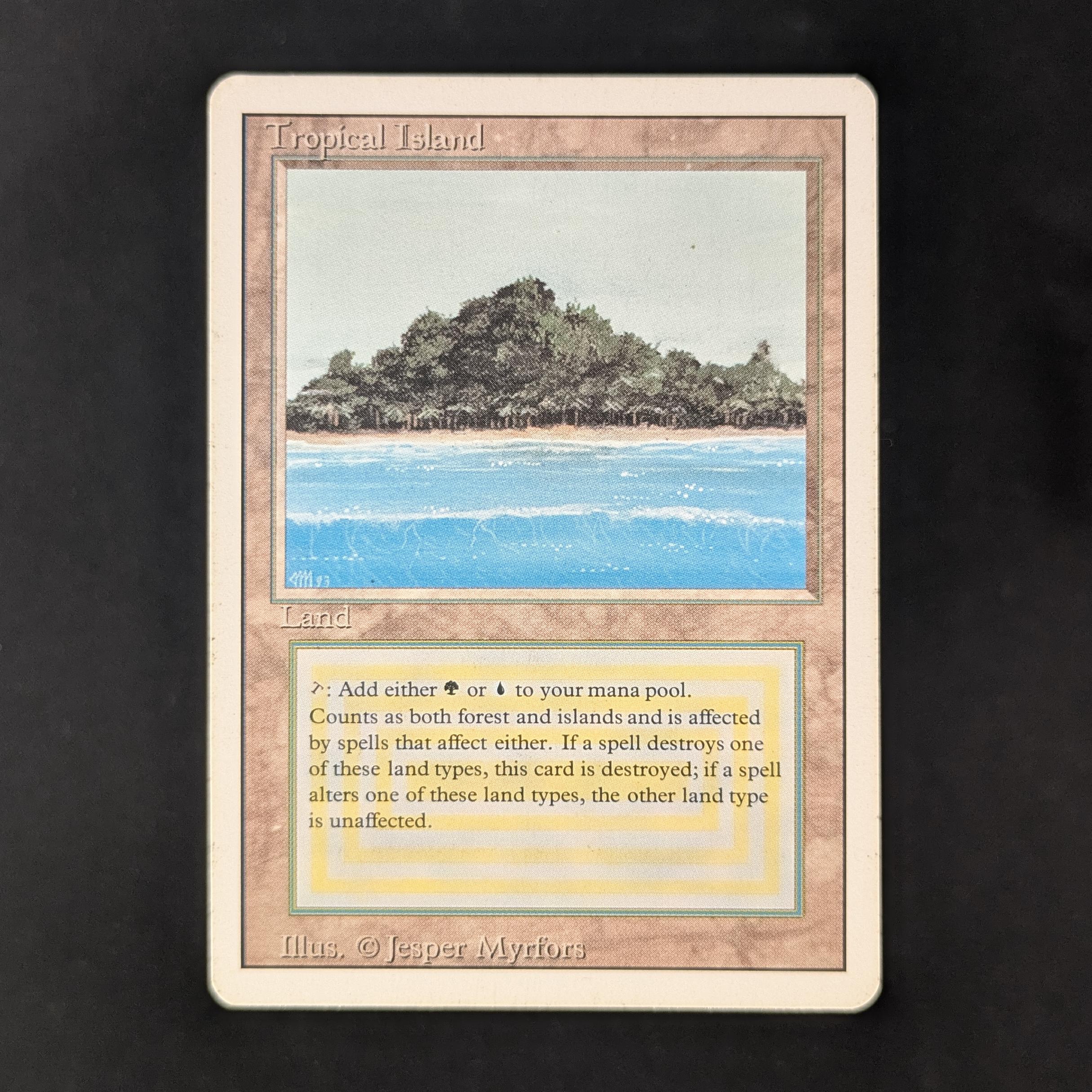 MTG Singles - Tropical Island - Revised - LP - 31290