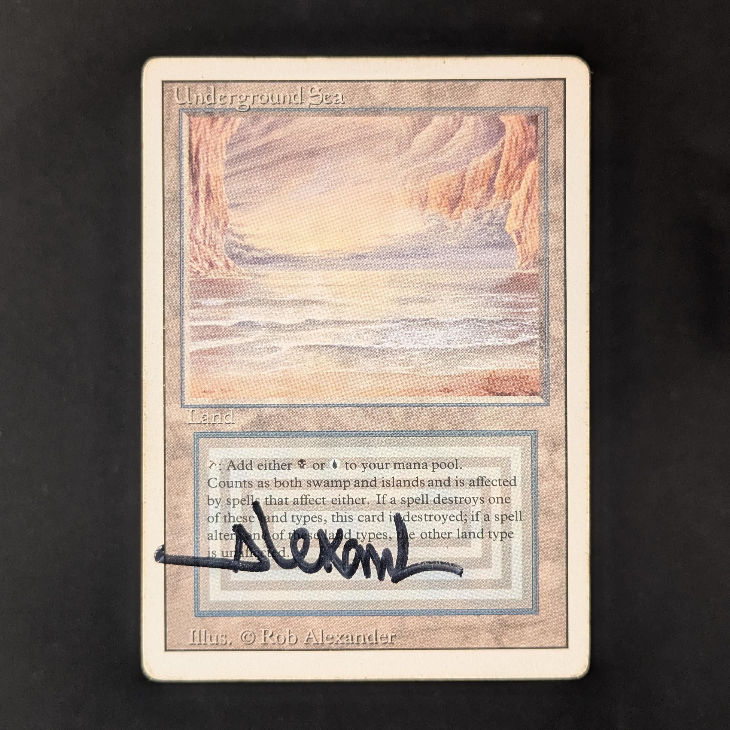 MTG Singles - Underground Sea - Revised - PL - SIGNED - 31300