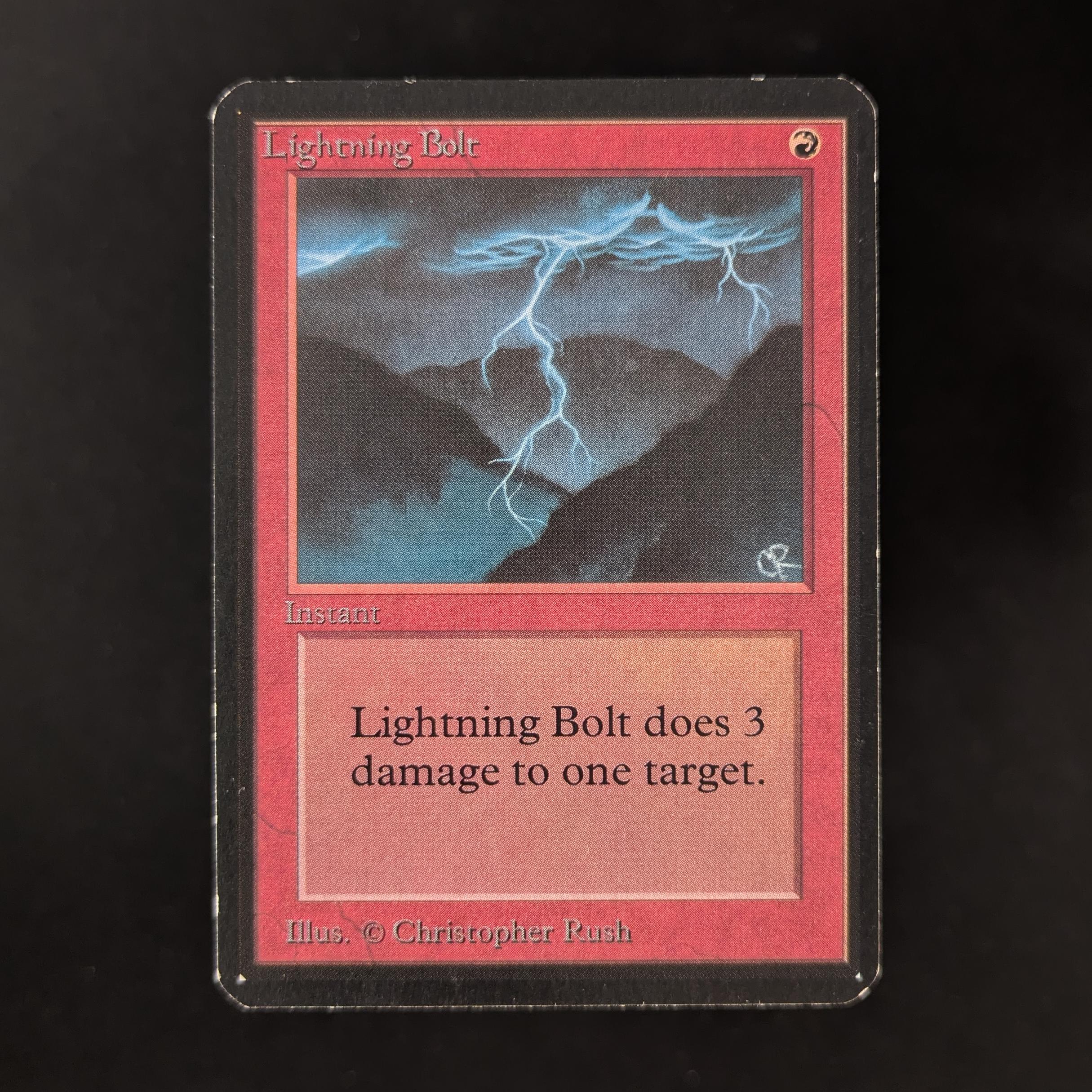 MTG Singles - Lightning Bolt - Alpha - GD - 31386