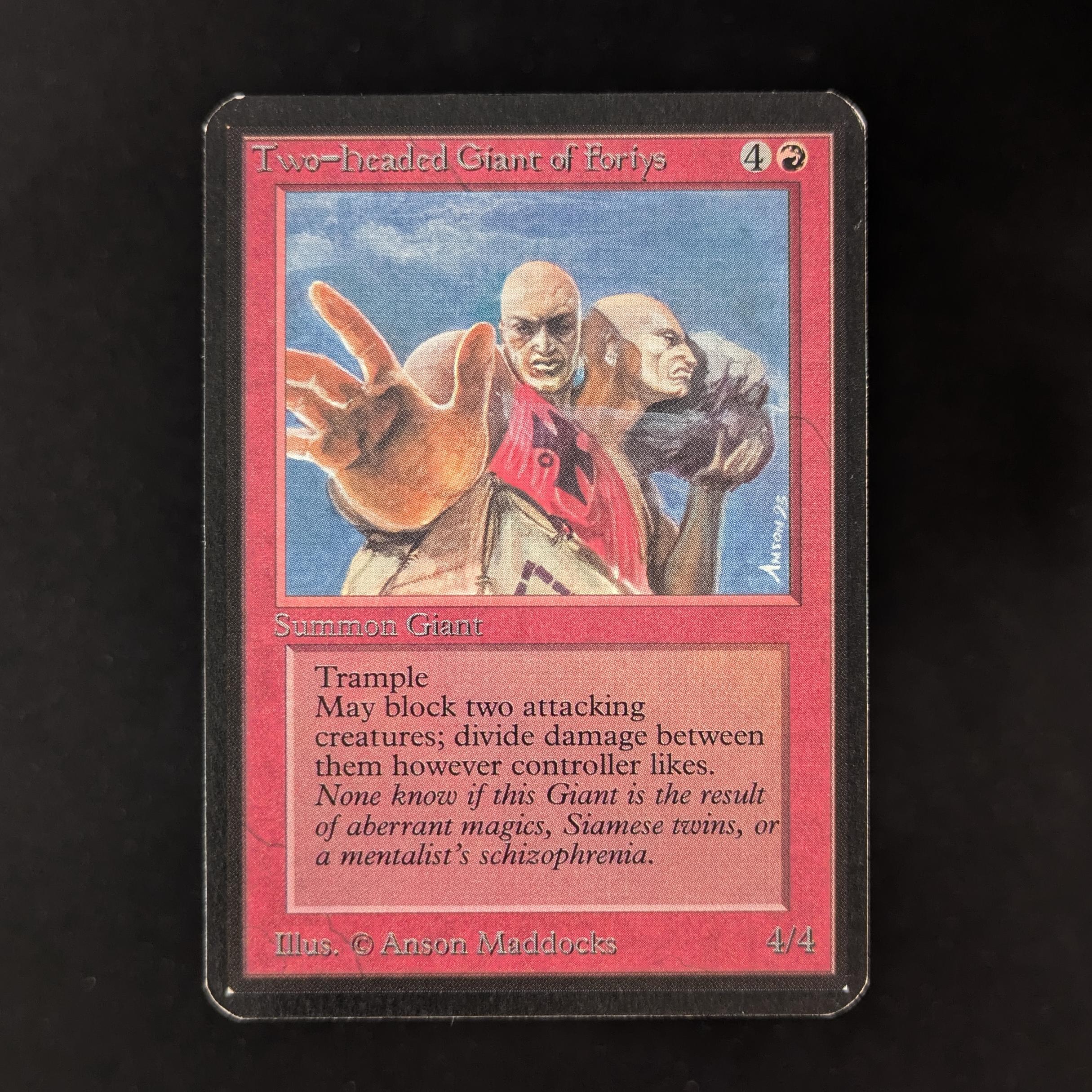 MTG Singles - Two-headed Giant of Foriys - Alpha - NM - 31391