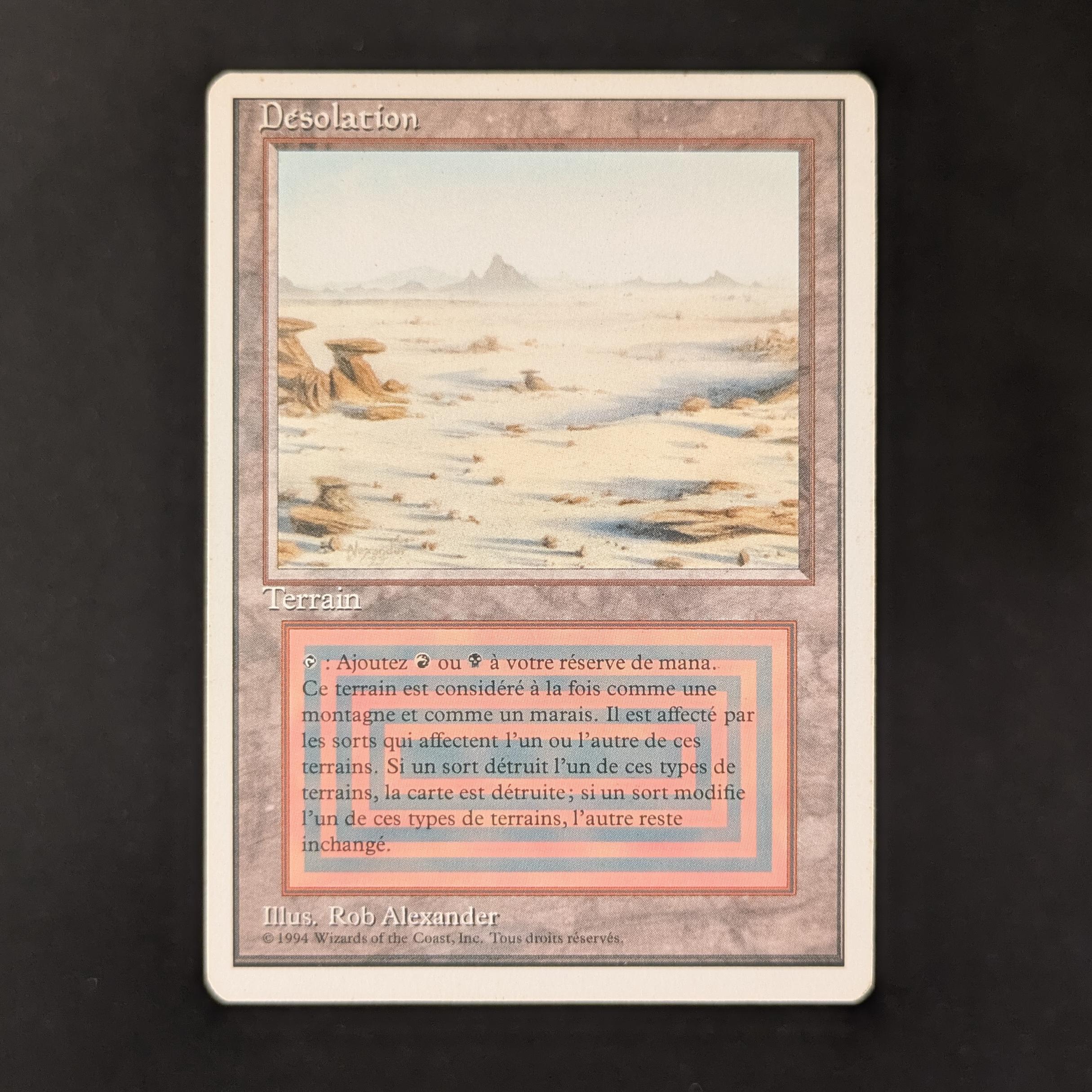 MTG Singles - Badlands - Foreign White Bordered - French - LP - 31465