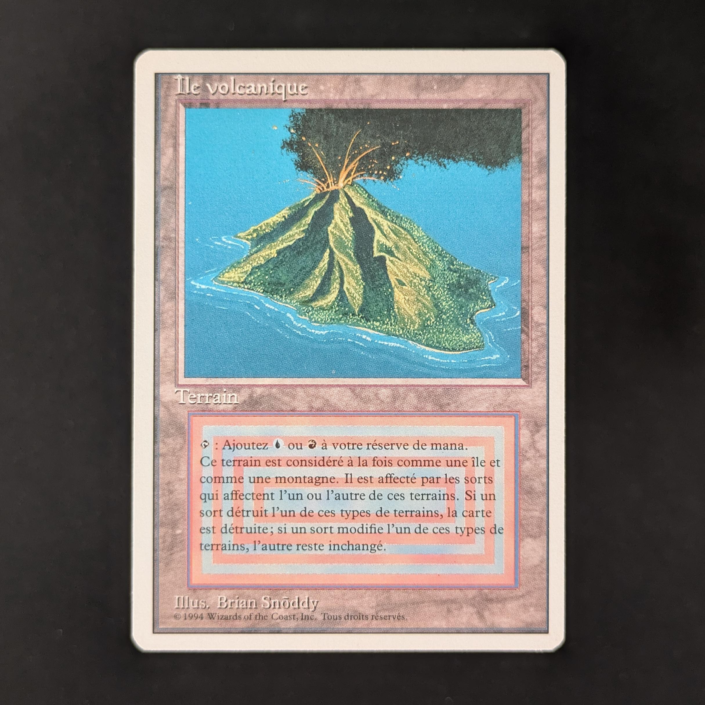 MTG Singles - Volcanic Island - Foreign White Bordered - French - EX - 31466