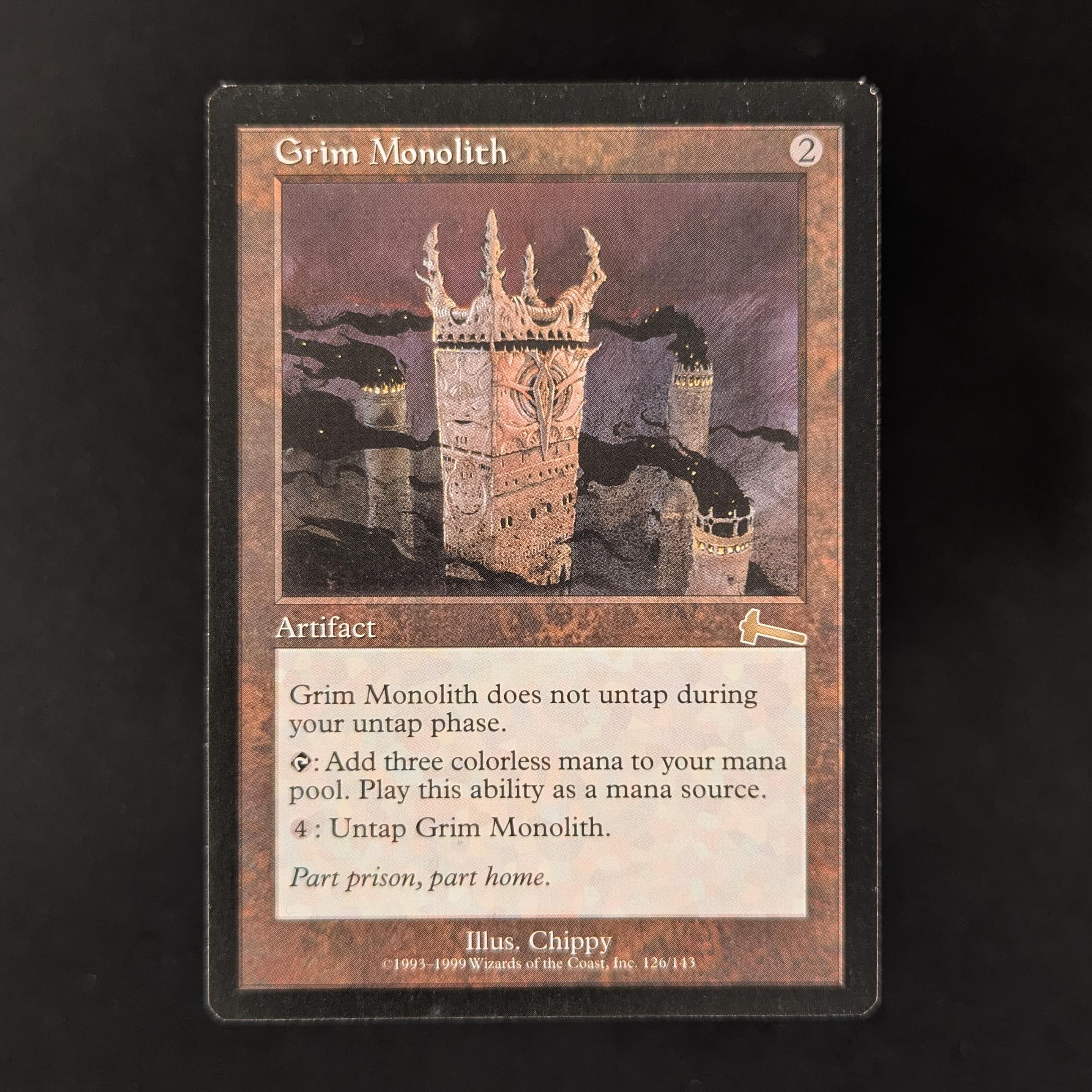 MTG Singles - Grim Monolith - Urza's Legacy - English - EX - 31470
