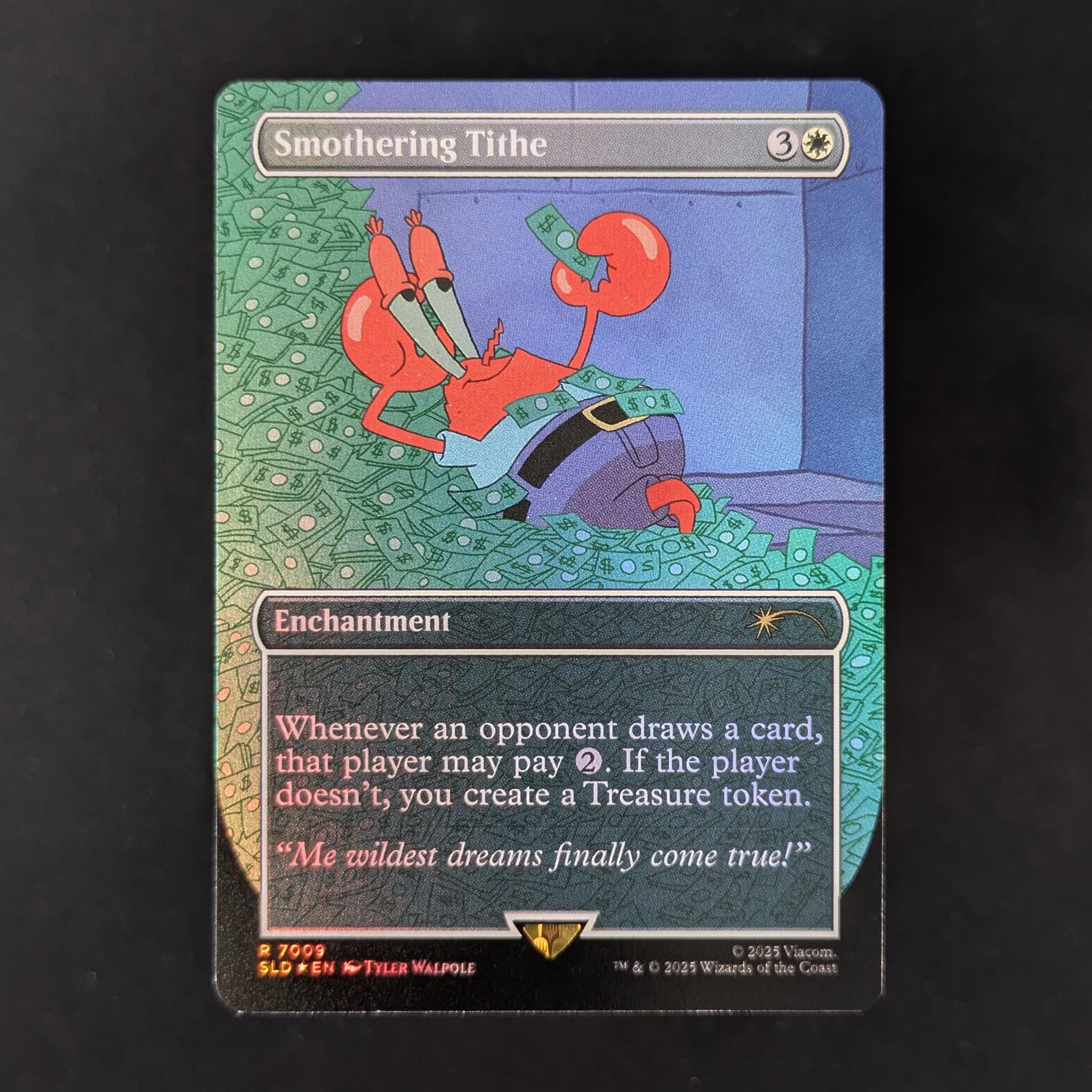 MTG Singles - [FOIL] Smothering Tithe - Secret Lair Drop Series - EX - 