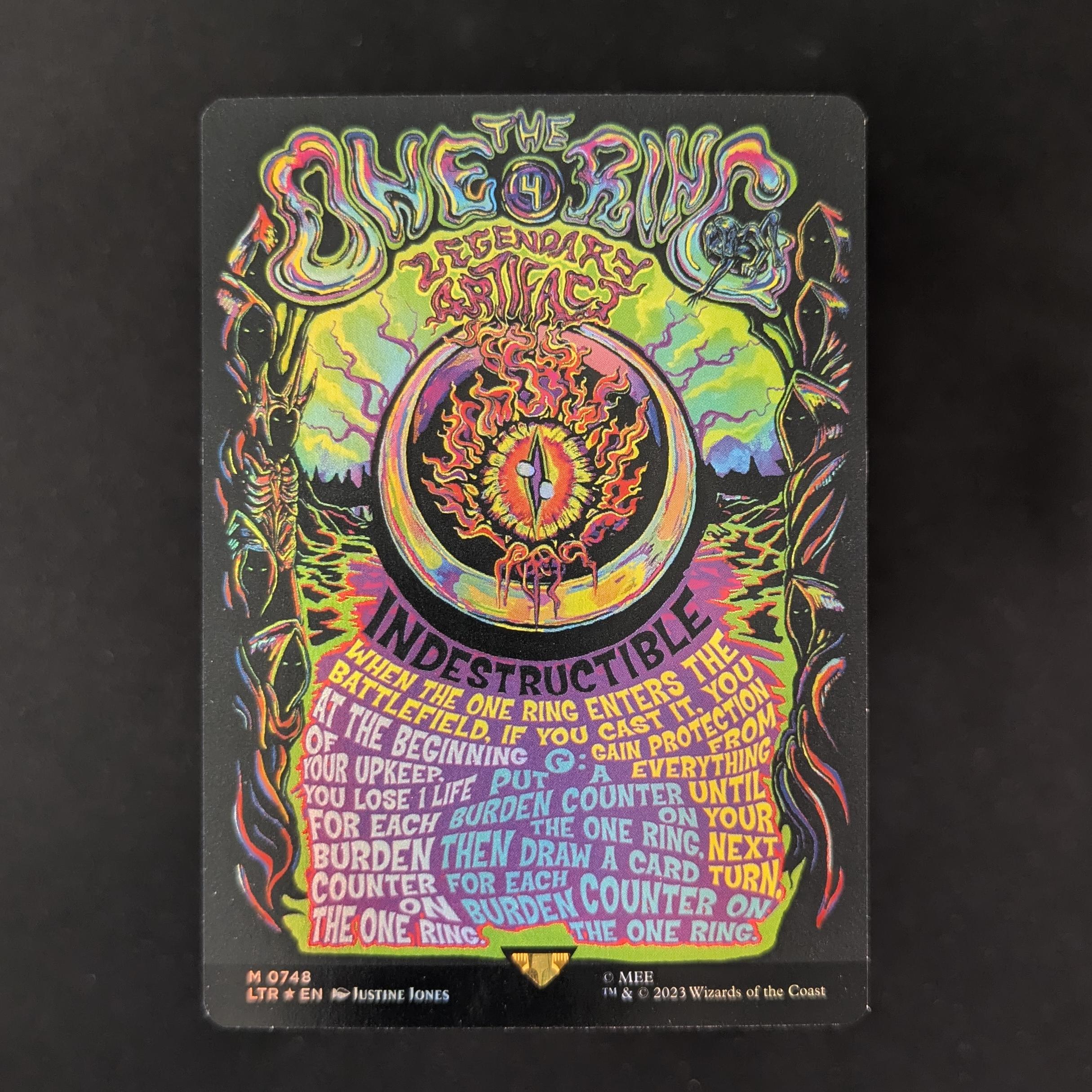 MTG Singles - [FOIL] The One Ring - The Lord of the Rings: Tales of Middle-earth Holiday Release - Singles - NM - 