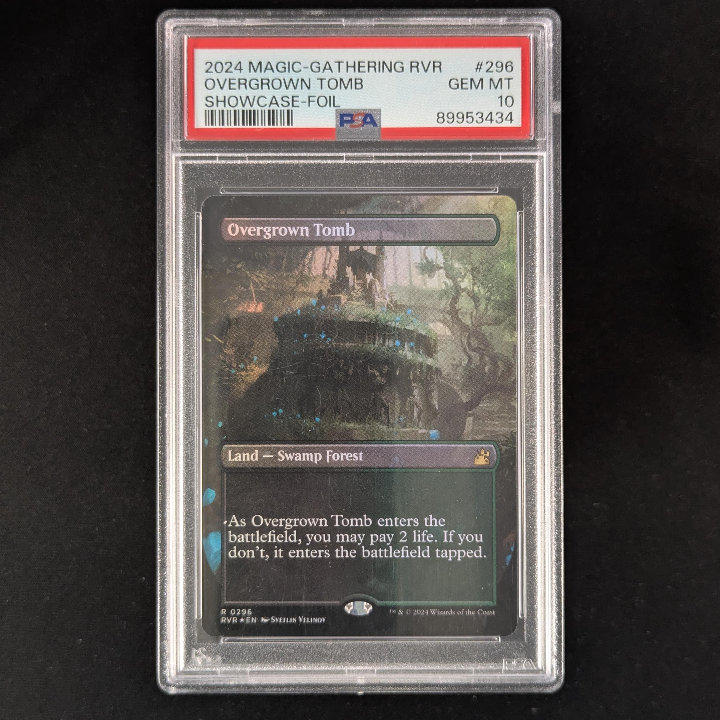 MTG Singles - Overgrown Tomb - Ravnica Remastered: Extras - PSA 10 - 