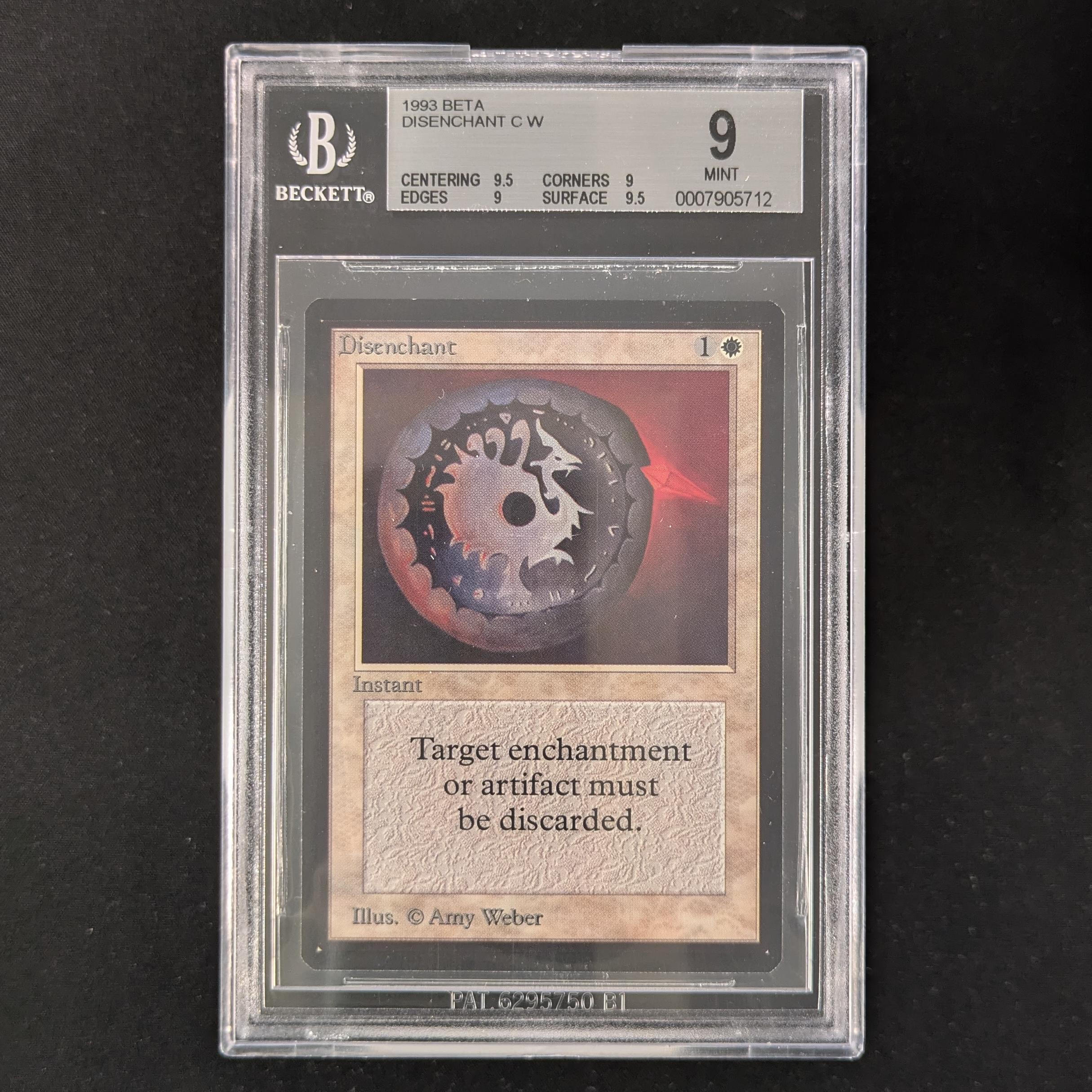 MTG Singles - Disenchant - Beta - BGS 9 - 