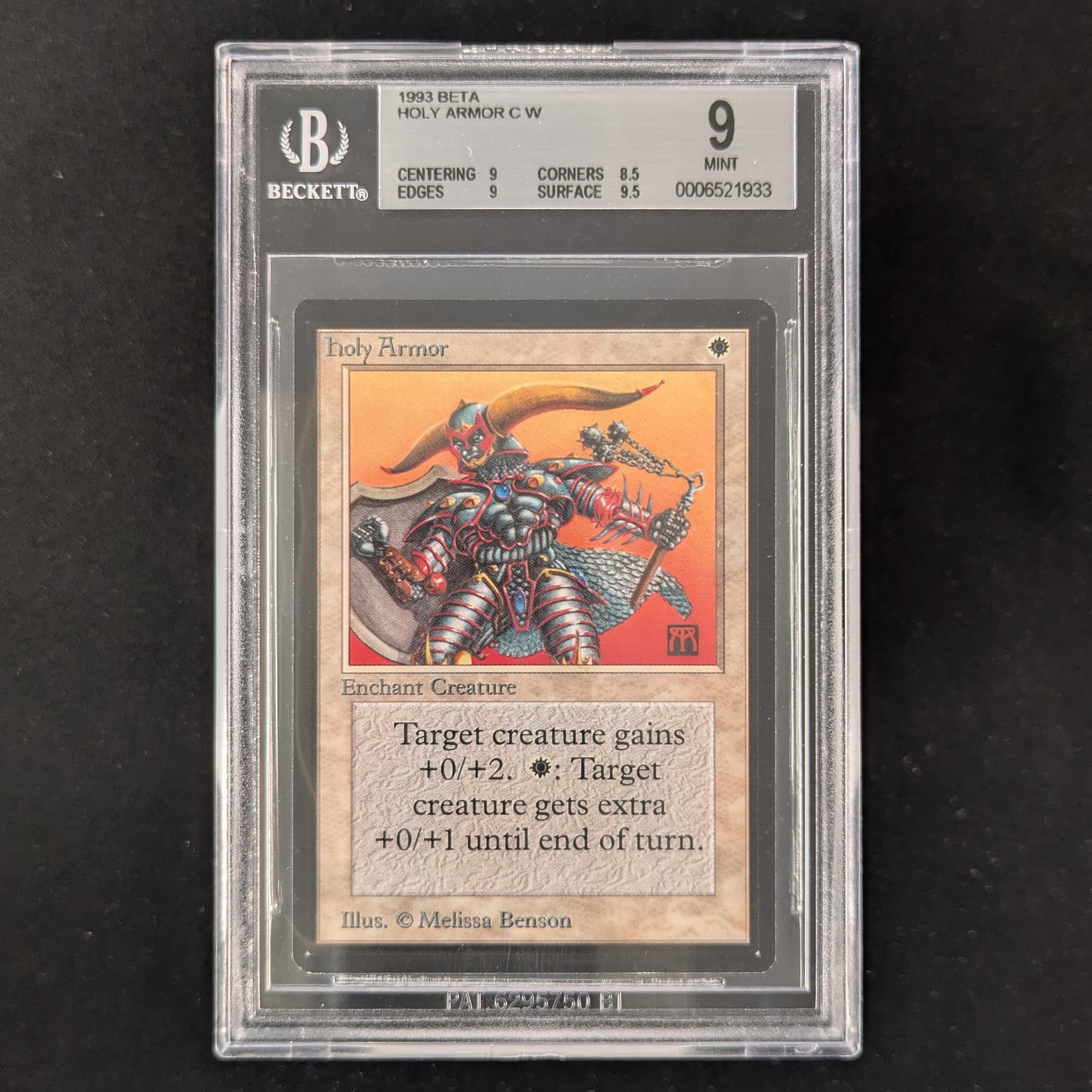 MTG Singles - Holy Armor - Beta - BGS 9 - 