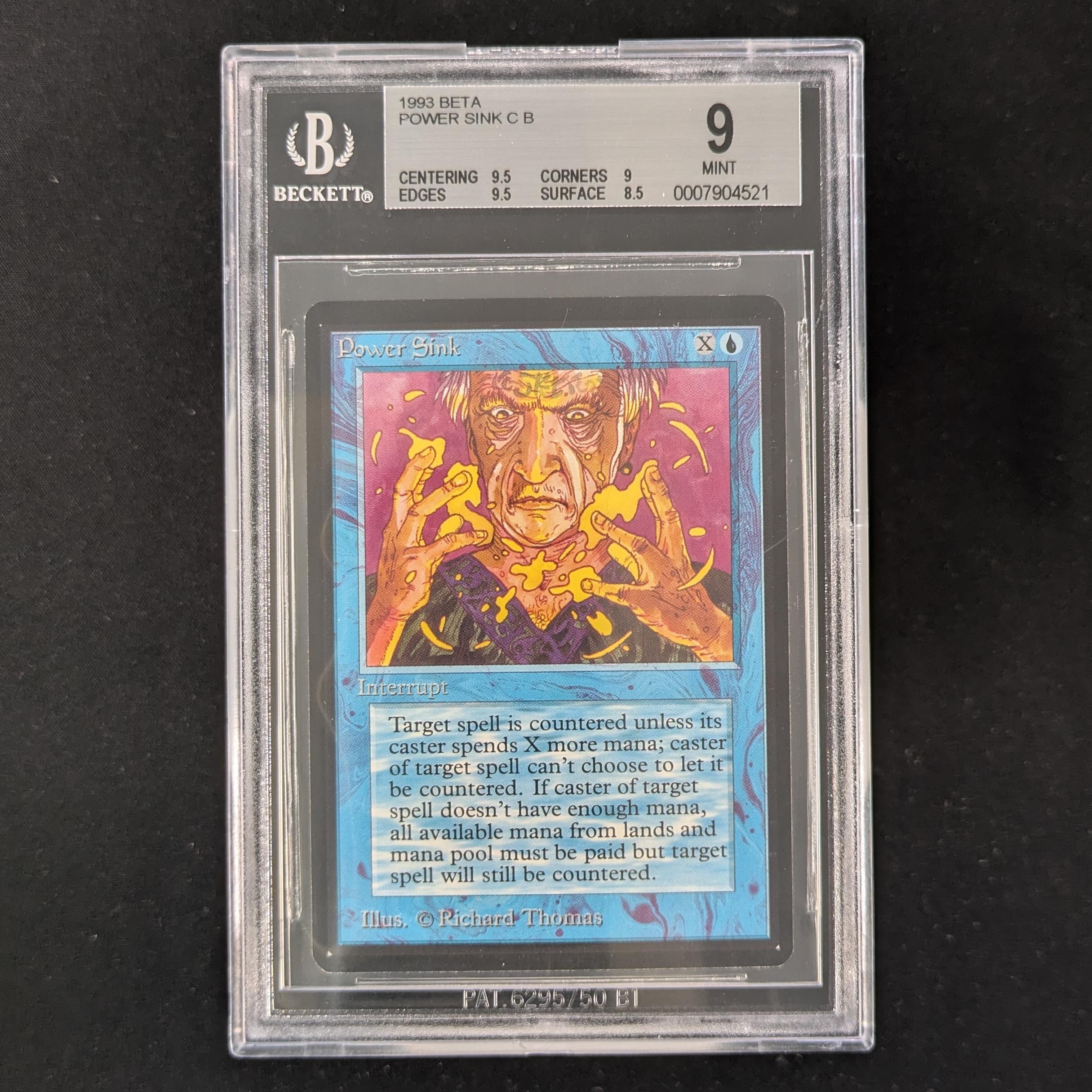 MTG Singles - Power Sink - Beta - BGS 9 - 