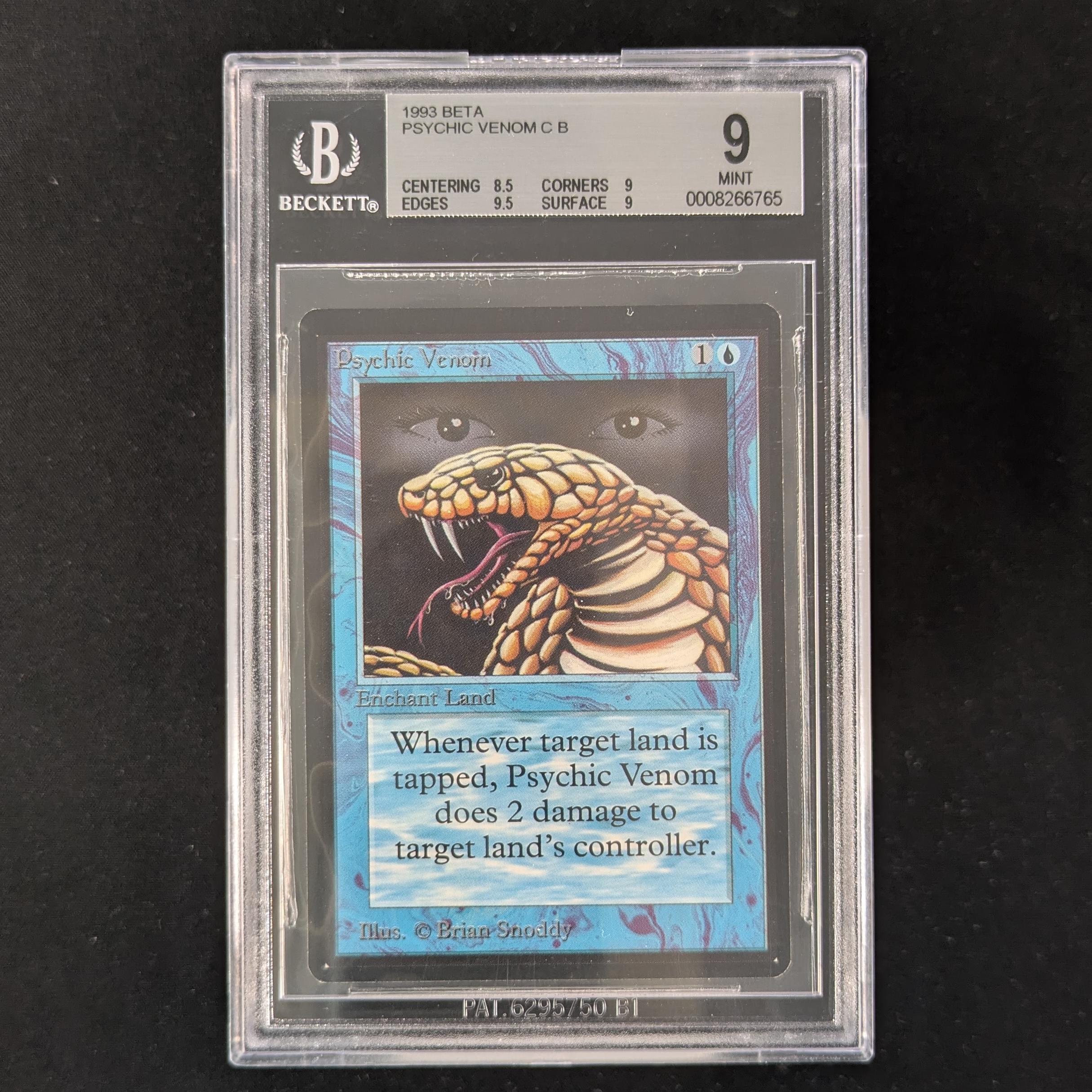 MTG Singles - Psychic Venom - Beta - BGS 9 - 