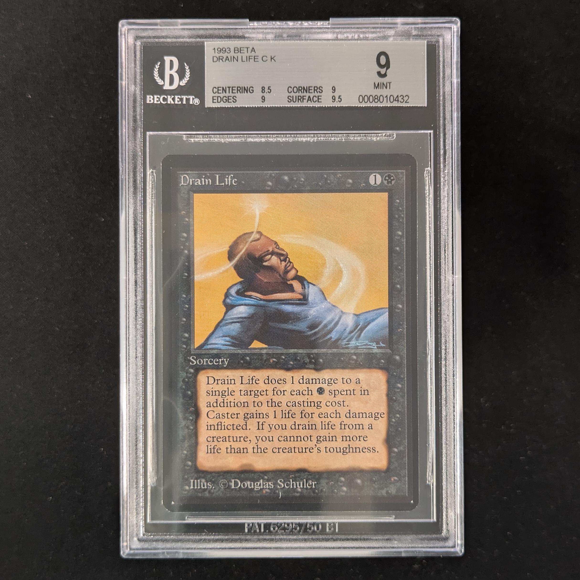 MTG Singles - Drain Life - Beta - BGS 9 - 