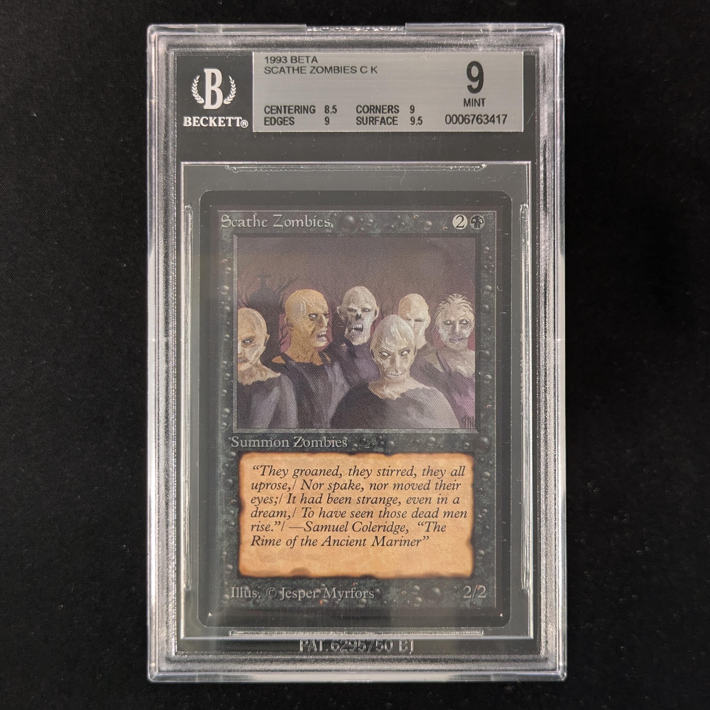 MTG Singles - Scathe Zombies - Beta - BGS 9 - 